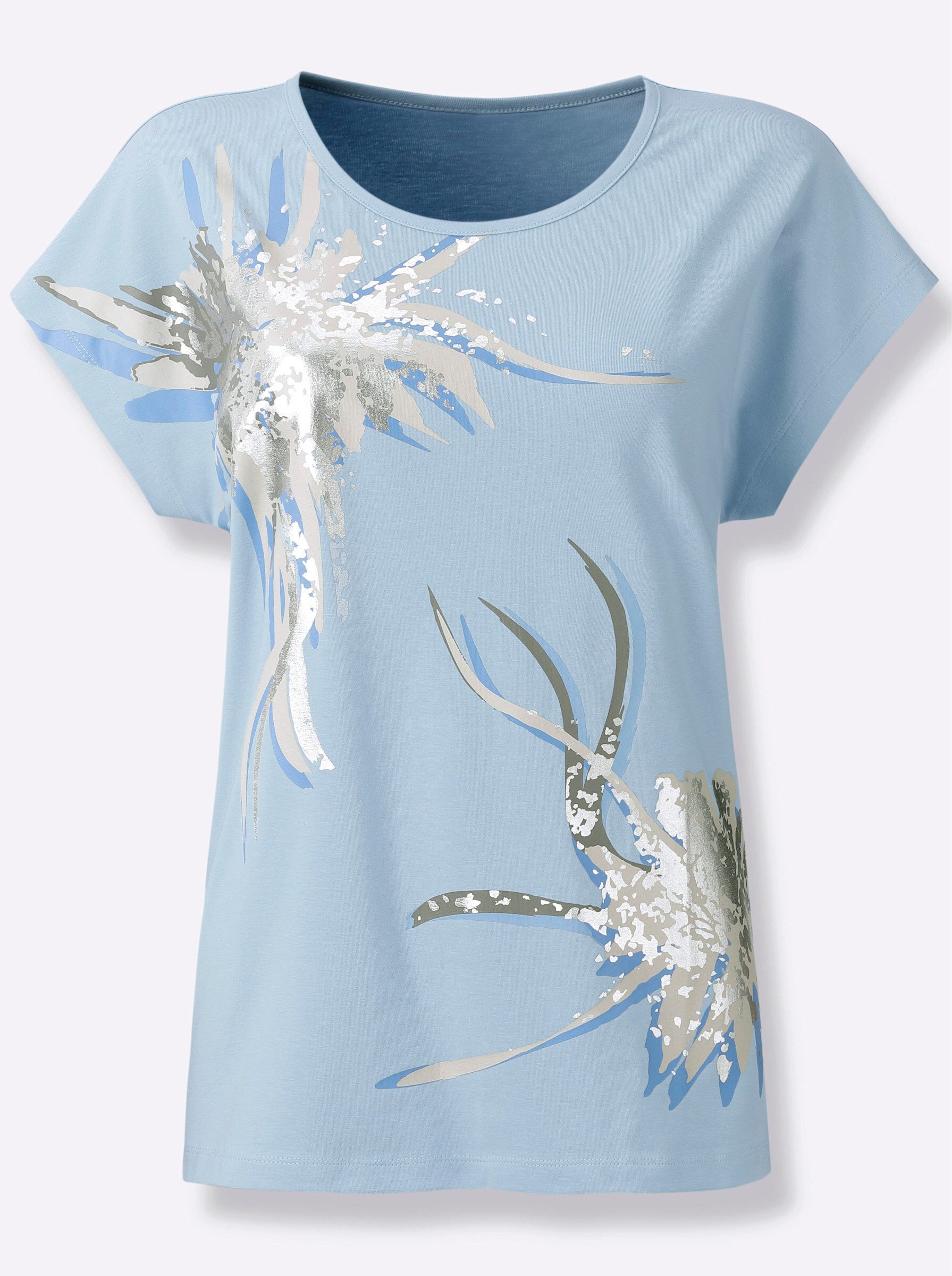 T-Shirt Rundhals-Shirt Extra kurz