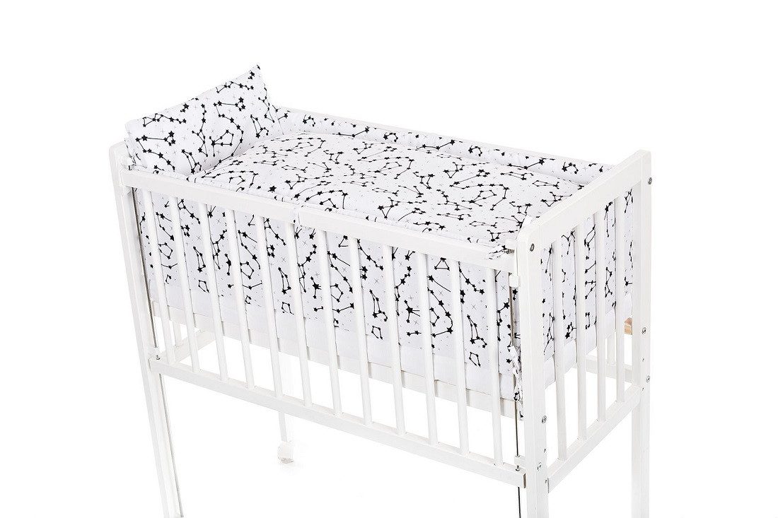 Babyhafen Beistellbett Grau Weiß Rosa Blau günstig online kaufen