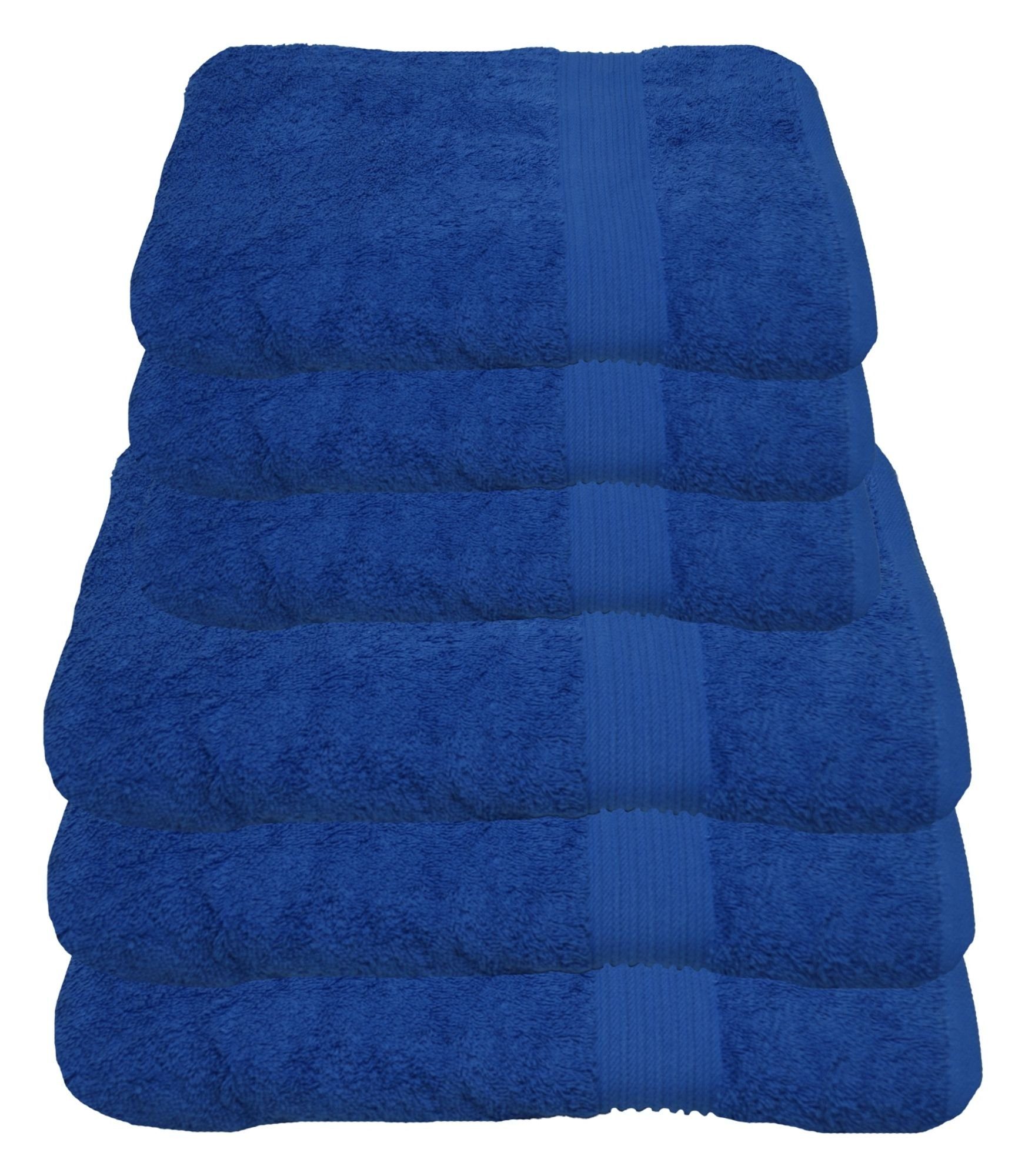 Julie Julsen Handtücher 6-Handtücher-Royalblau, Baumwolle (6-St) günstig online kaufen
