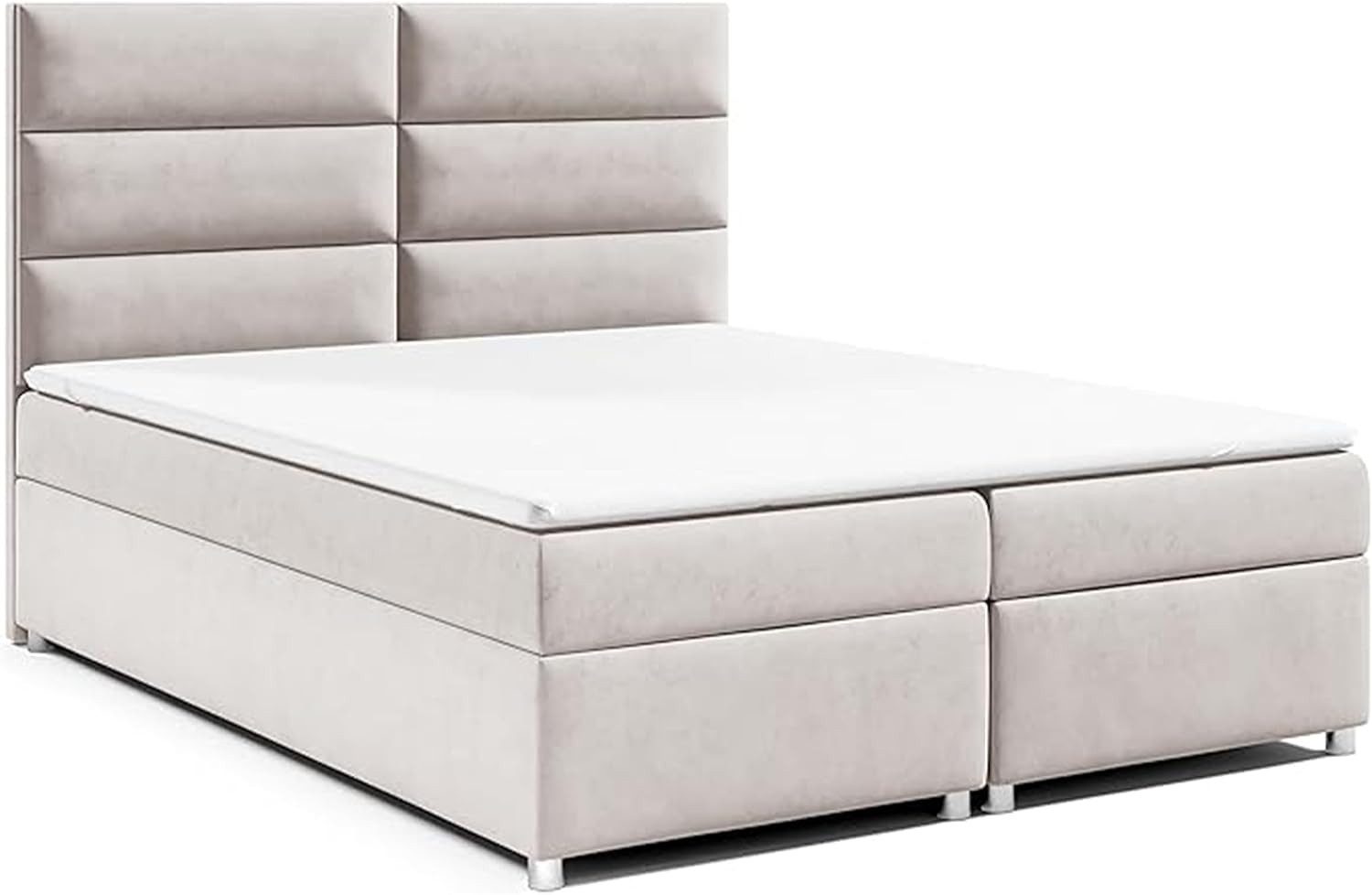 Best for Home Boxspringbett Trinity K-4 mit Stauraum & 7-Zonen Komfort – modern & ergonomisch (Komplett-Set, 1-St., 140x200 160x200 180x200 200x200 cm), Handwerksqualität, TOP Preis-Leistungs-Verhältnis