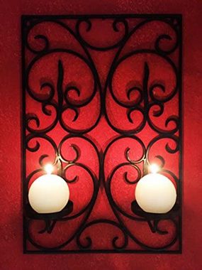 Marrakesch Orient & Mediterran Interior Kerzenhalter Wandkerzenhalter Araminta, orientalischer Kerzenständer, Handarbeit