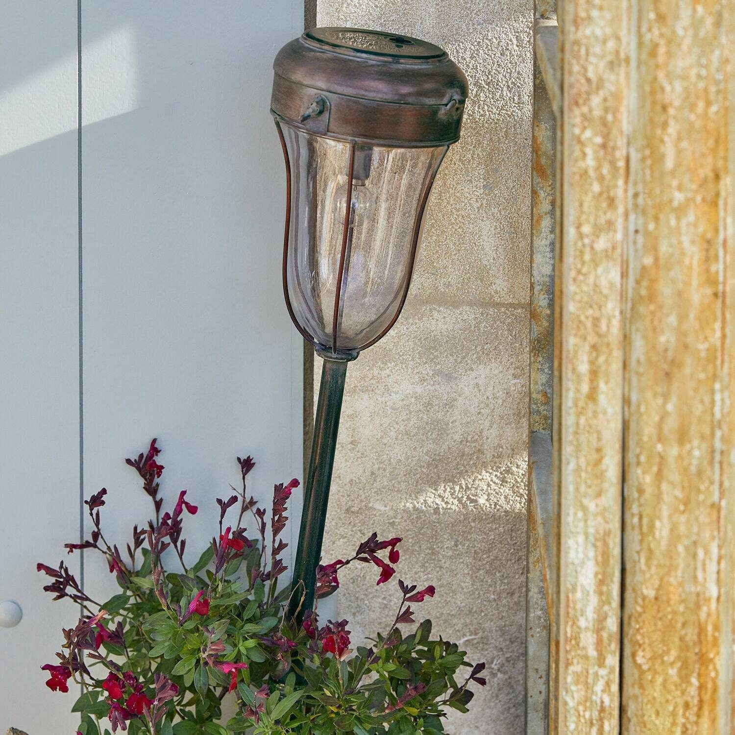 Mirabeau LED Laterne Solar-Laterne Wynyard braun