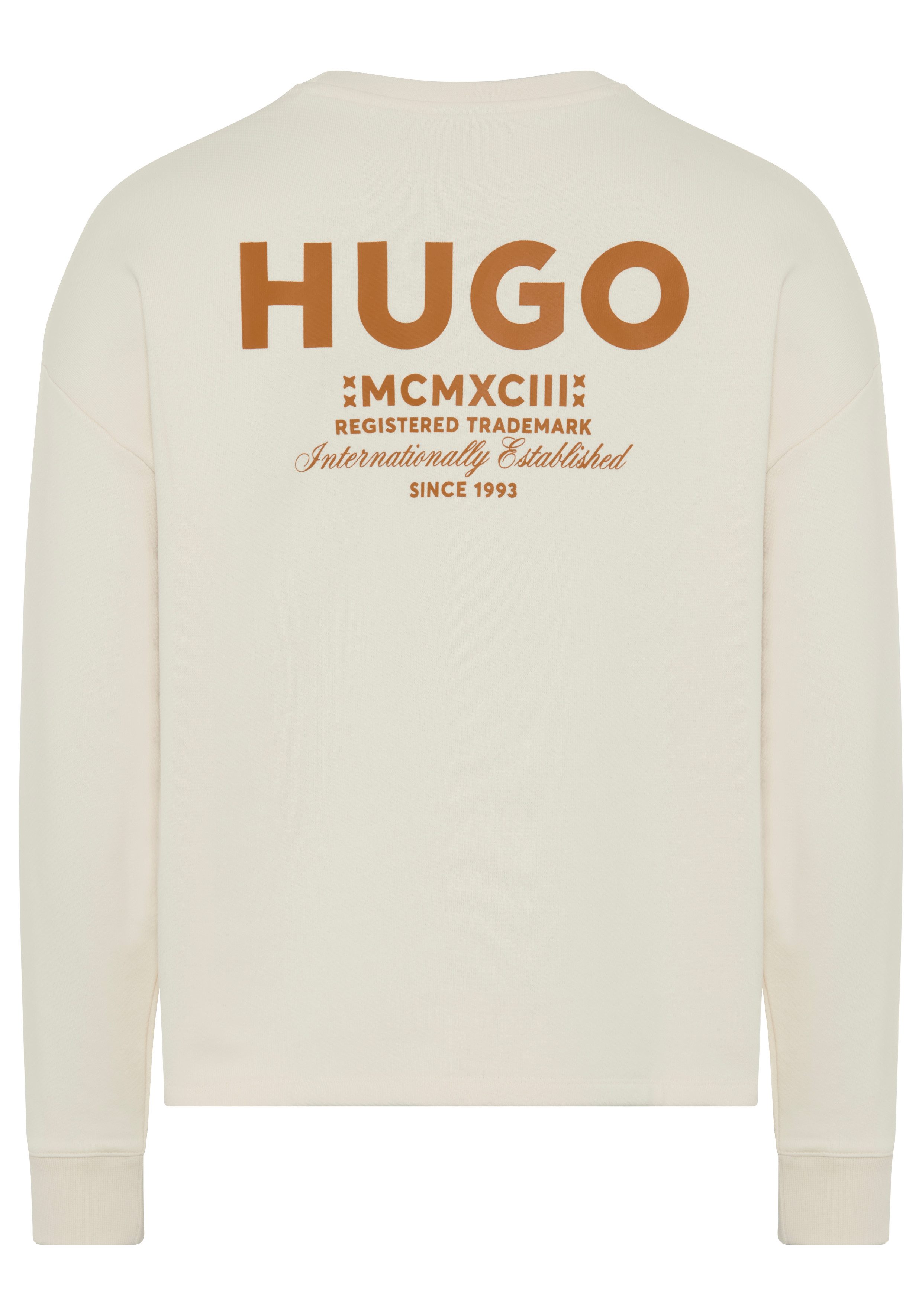 HUGO Sweatshirt Naviu mit Rückendruck – Bild 5 von 5