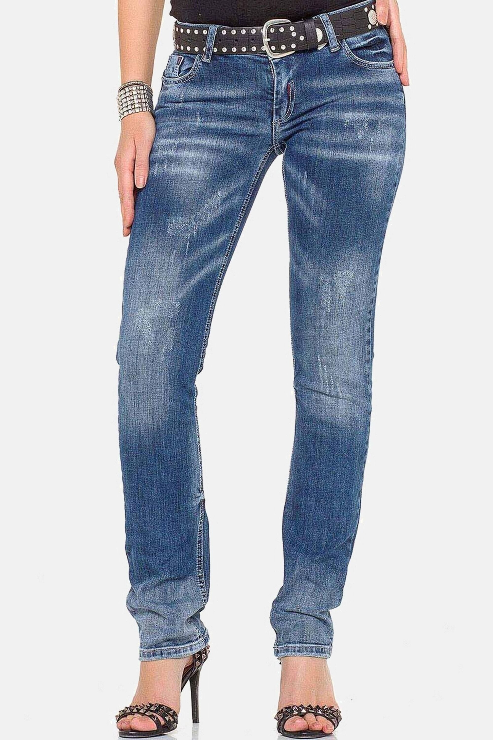 Cipo & Baxx Slim-fit-Jeans Jeans mit 5-Pocket-Look, WD-364 – Bild 3 von 5