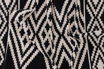 Teppich Indari Teppich 240x170 cm Wolle schwarz, weiß., ebuy24, Höhe: 1 mm