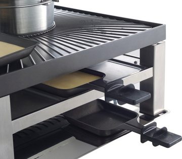 SOLIS OF SWITZERLAND Tischgrill SOLIS Combi Grill, 2000 W, 3 in 1, Fondue, Raclette