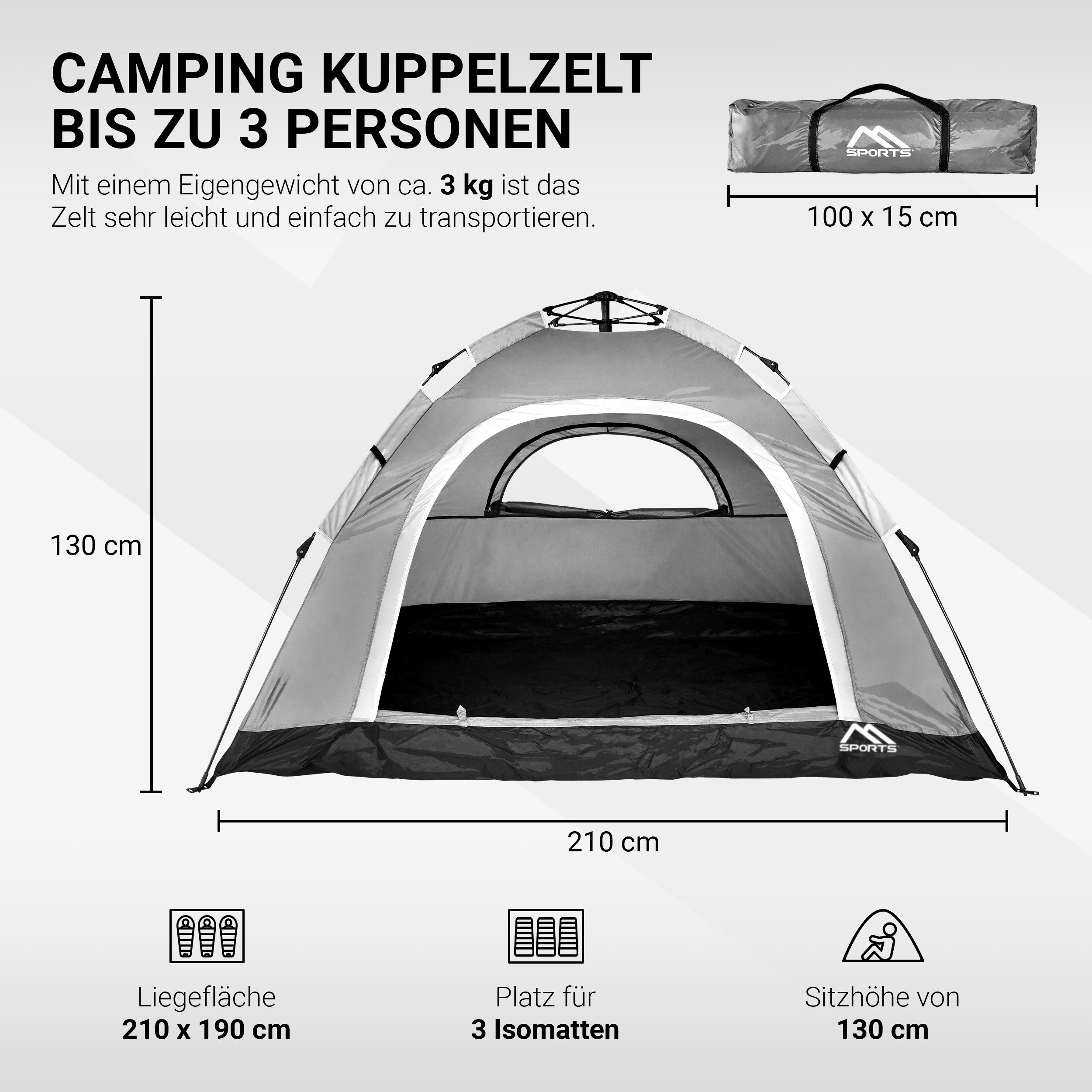 MSports® Igluzelt Campingzelt Pop Up Zelt günstig online kaufen