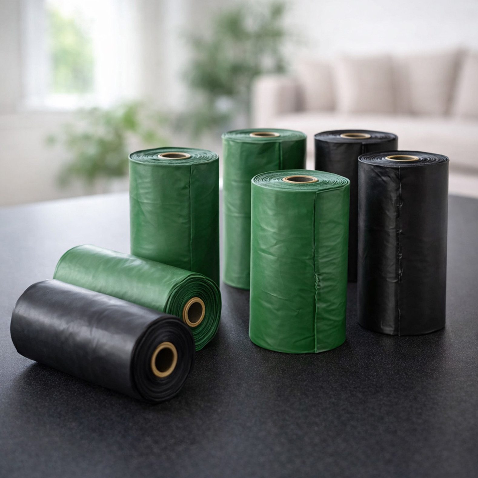 belviona Hundekotbeutel reißfest & auslaufsicher, Zubehör für Kotbeutelspender, duftfreie Gassibeutel, geruchsbindend