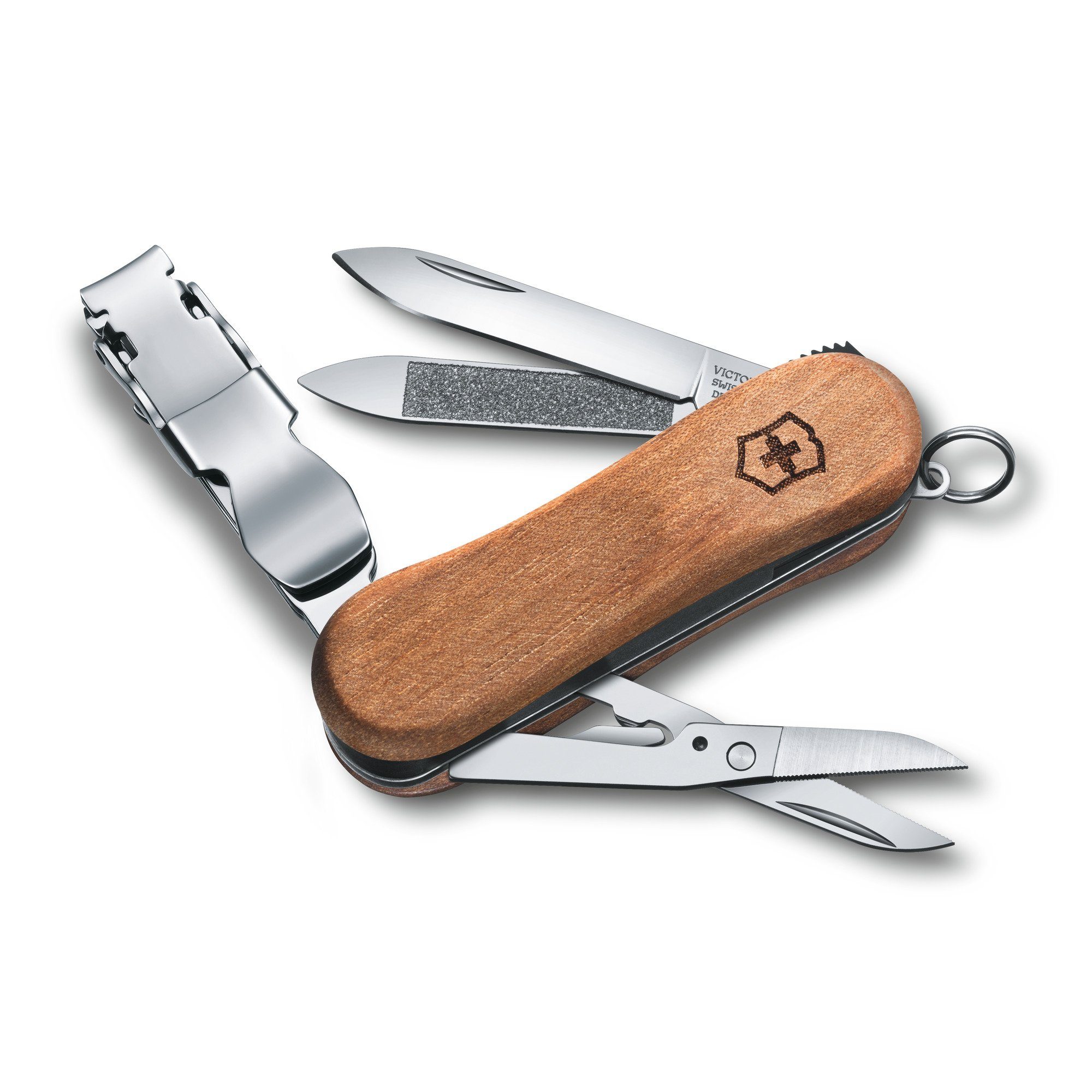 Fußnagelknipser Victorinox Nail Clip 580, Wood, 65 mm, braun