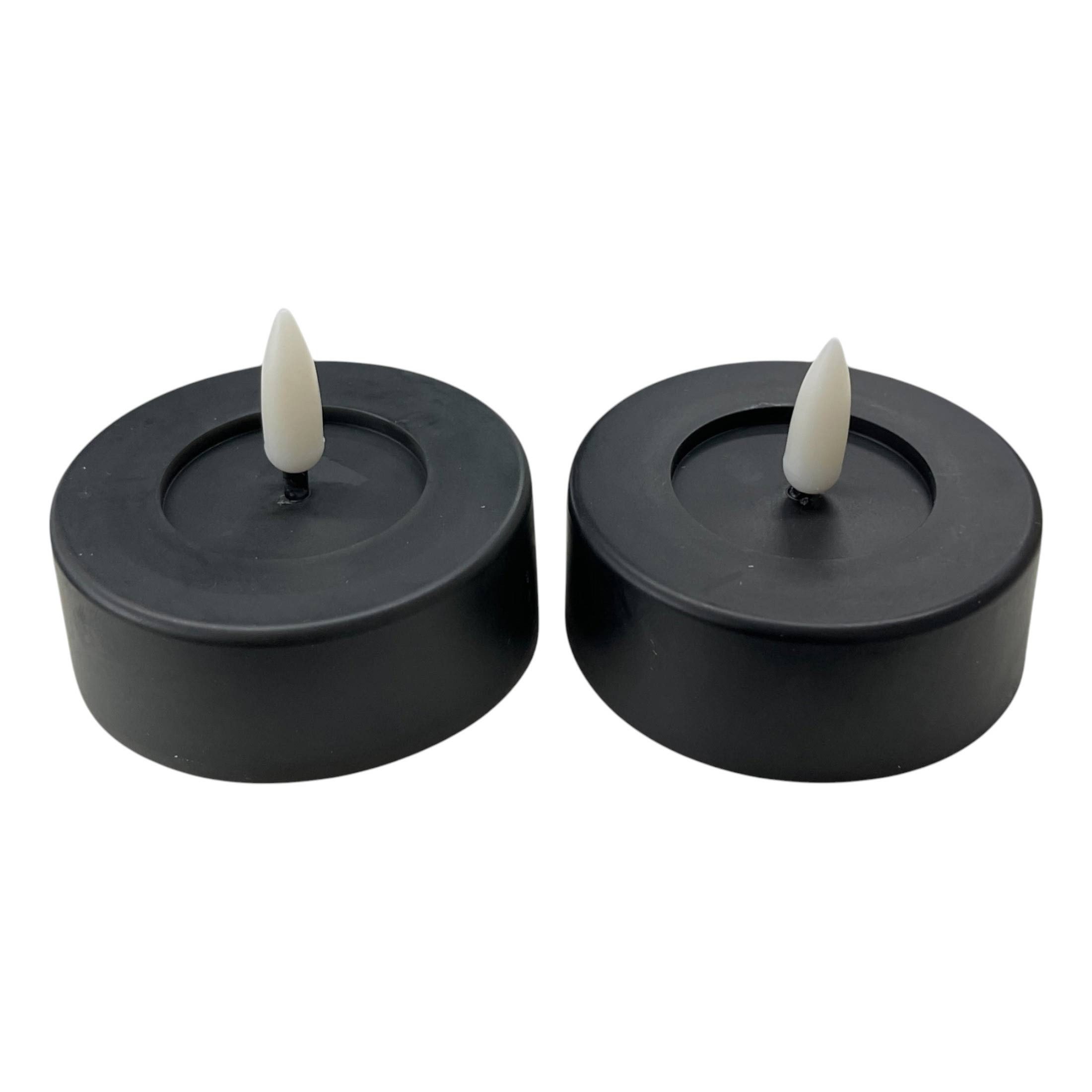 Countryfield LED-Kerze (2-tlg), Teelichter outdoor schwarz günstig online kaufen