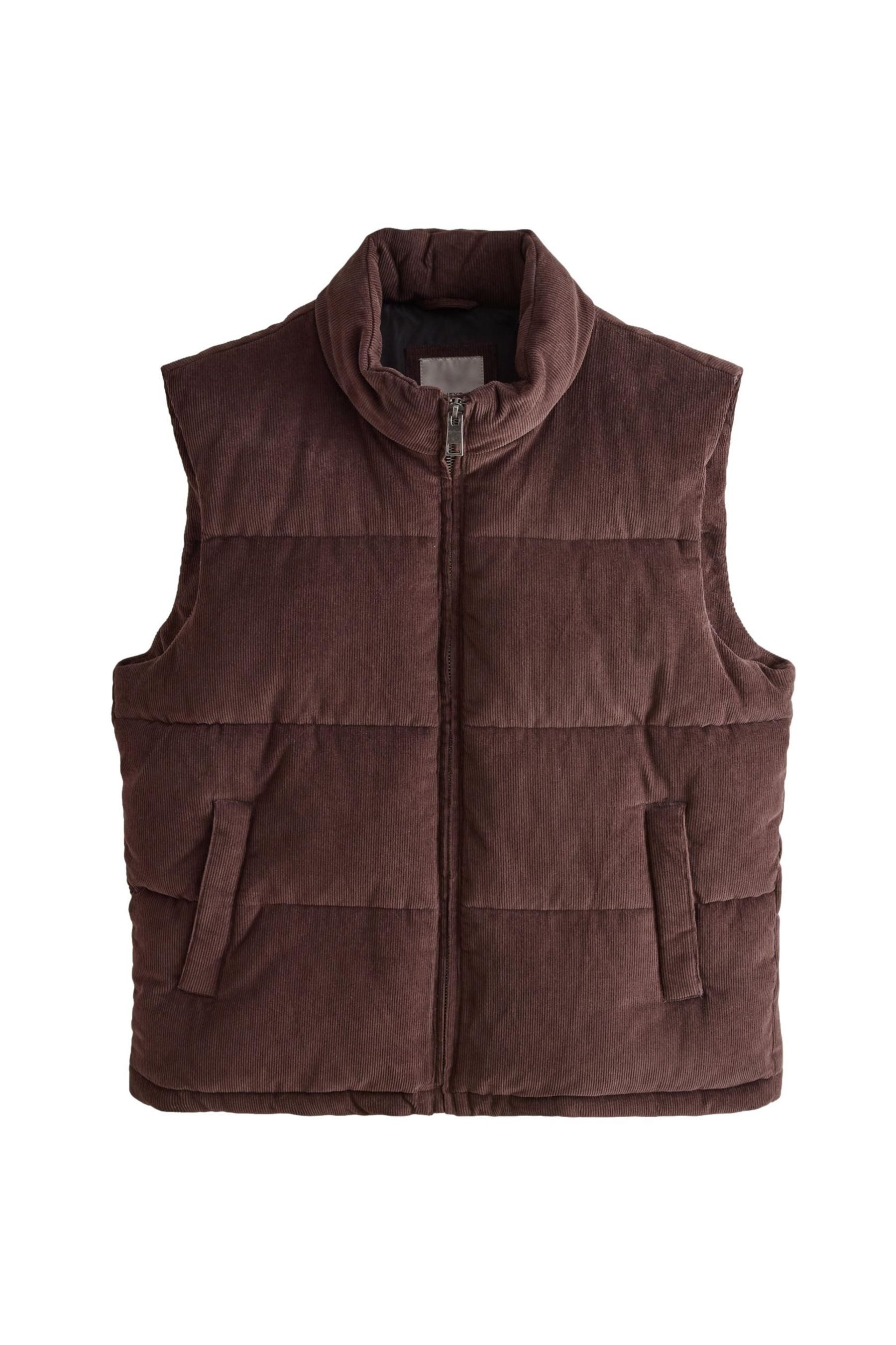 Steppweste Wattiertes Cord-Gilet