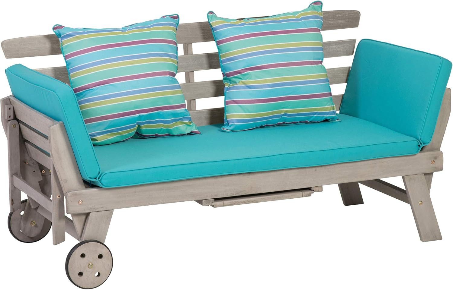 Greemotion Gartenbank Multifunktionsbank Maui aus Akazienholz, Circa 178x90x78 cm (1-St)
