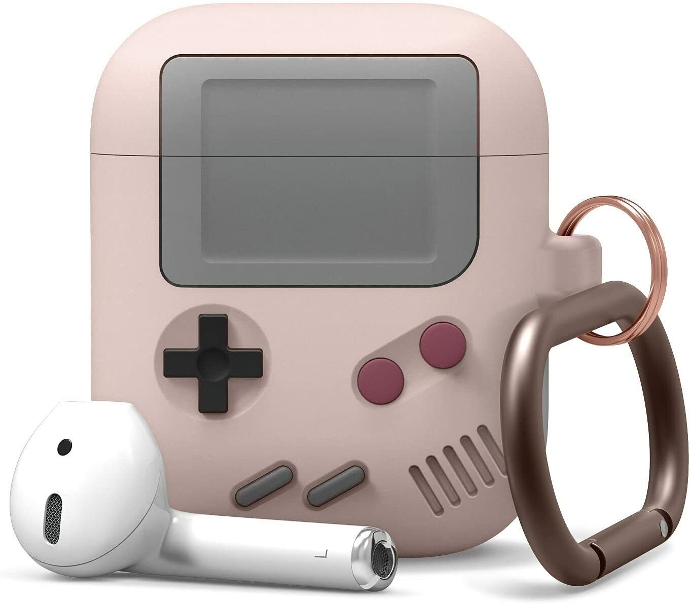 Widmann-Shop Kopfhörer-Schutzhülle AirPods Hülle Gameboy 1 & 2 & 3 & PRO Retro Case Konsole, Retro – Bild 4 von 5