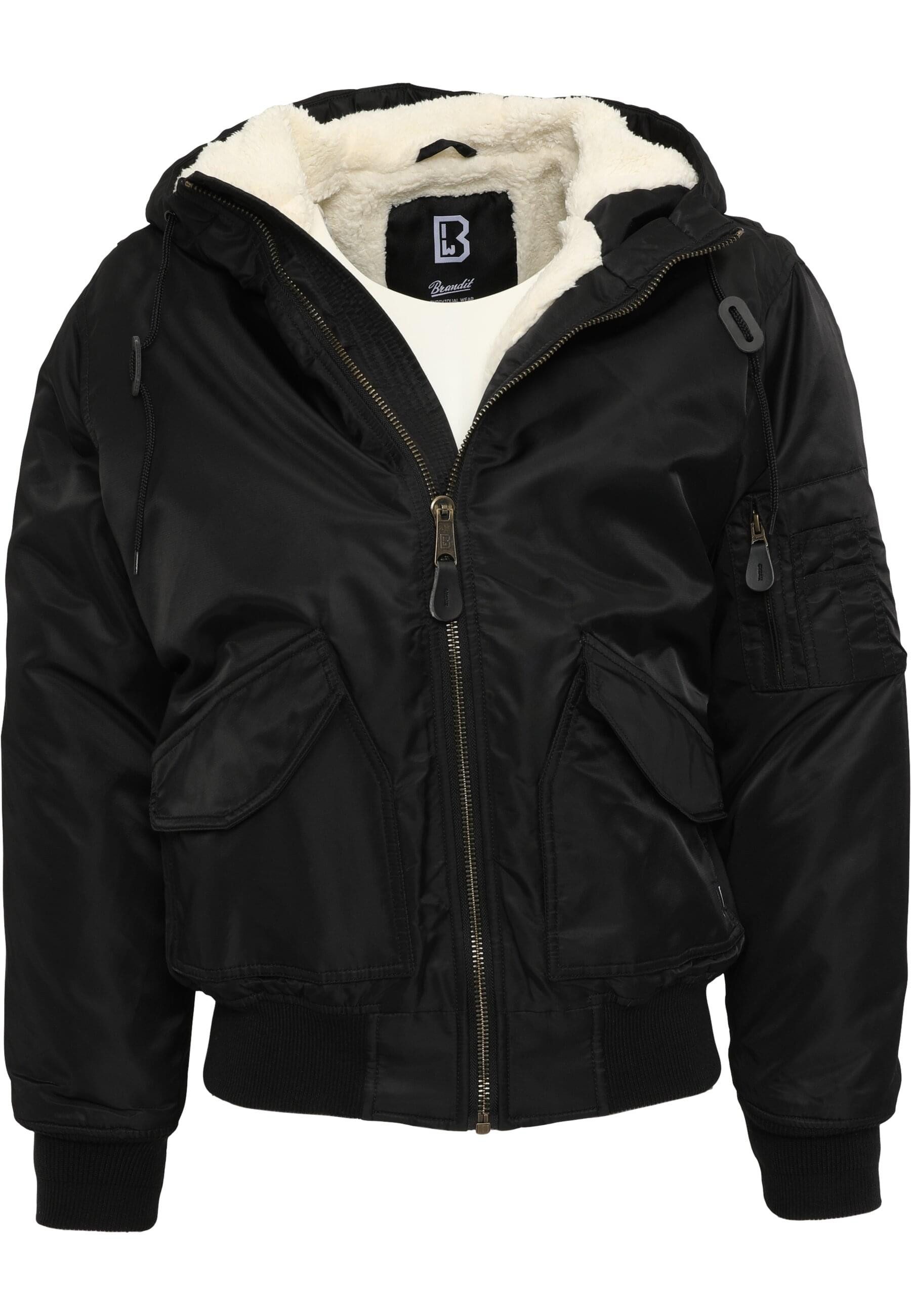 Brandit Bomberjacke "Brandit Herren CWU Jacket hooded", (1 St.), mit Kapuze günstig online kaufen