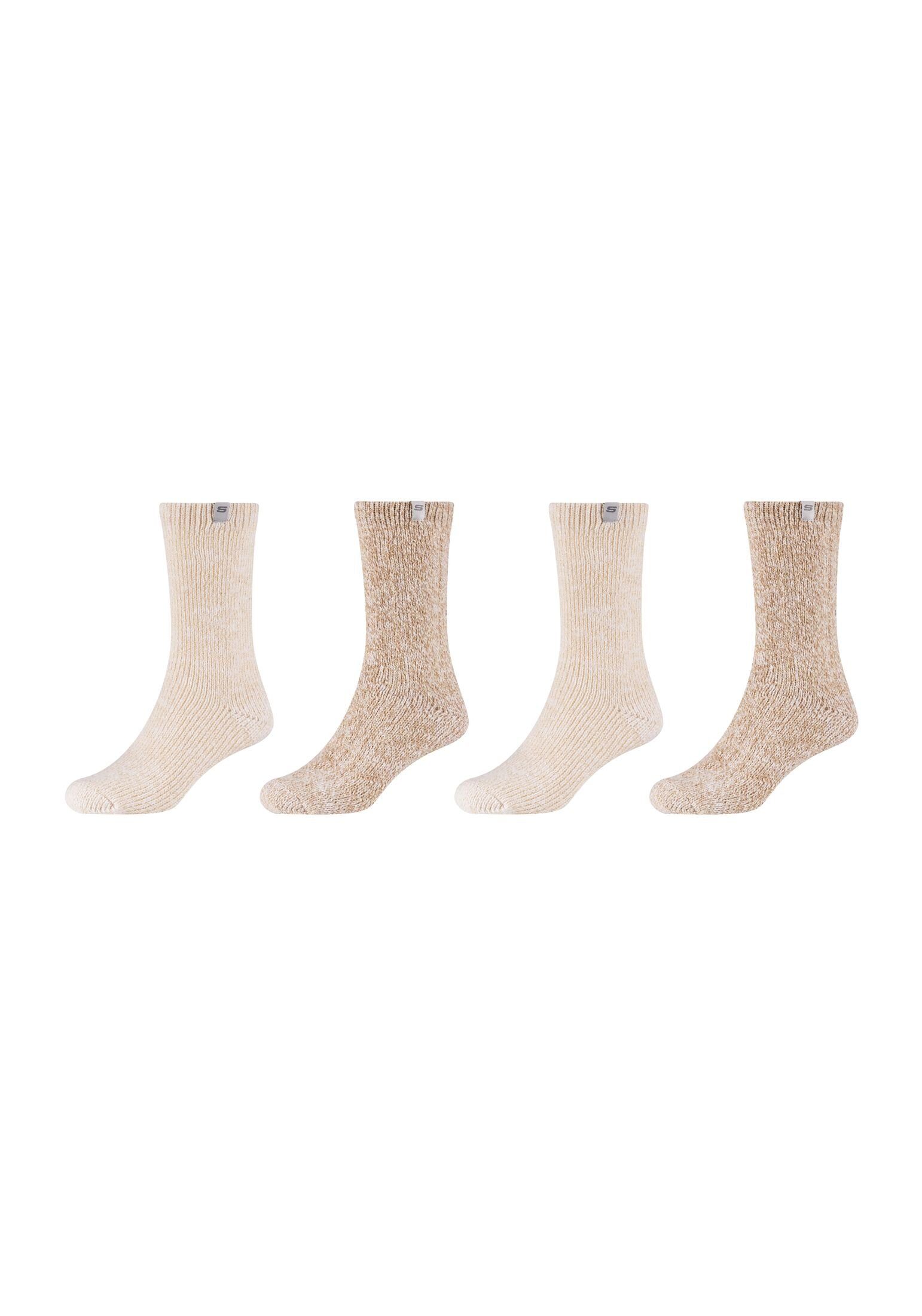 für Perfekt Skechers Socken Warme kalte 4er Socken Tage Pack, Gemütlichkeit: