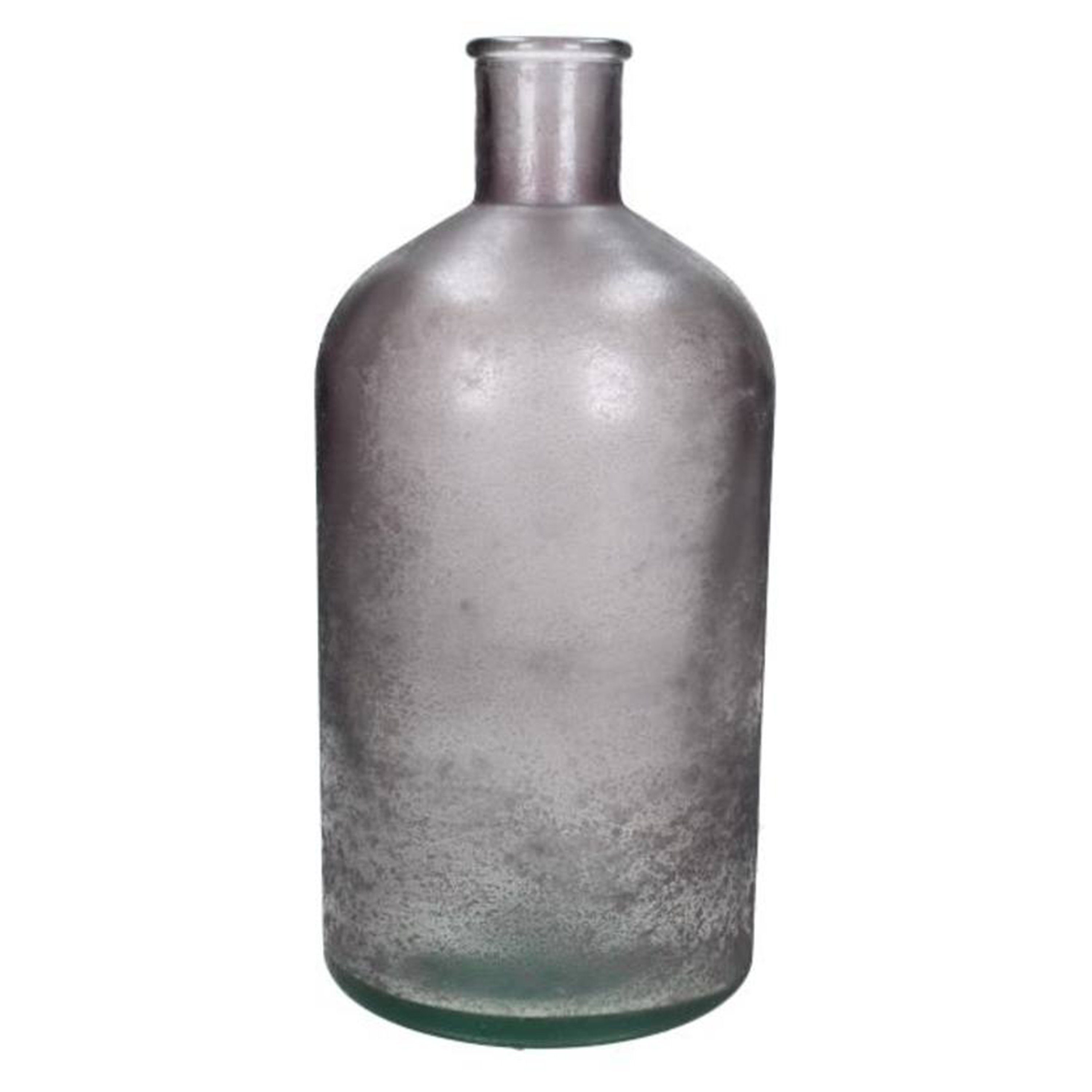 HD Collection Secondlove, Vintage, Flaschenvase, Kersten Vase aus Dekoration Glas, recyceltem Dekovase Dekovase, purple