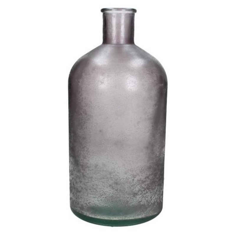 HD Collection Dekovase Kersten Vase aus recyceltem Glas, Flaschenvase, Vintage, purple, Secondlove, Dekovase, Dekoration