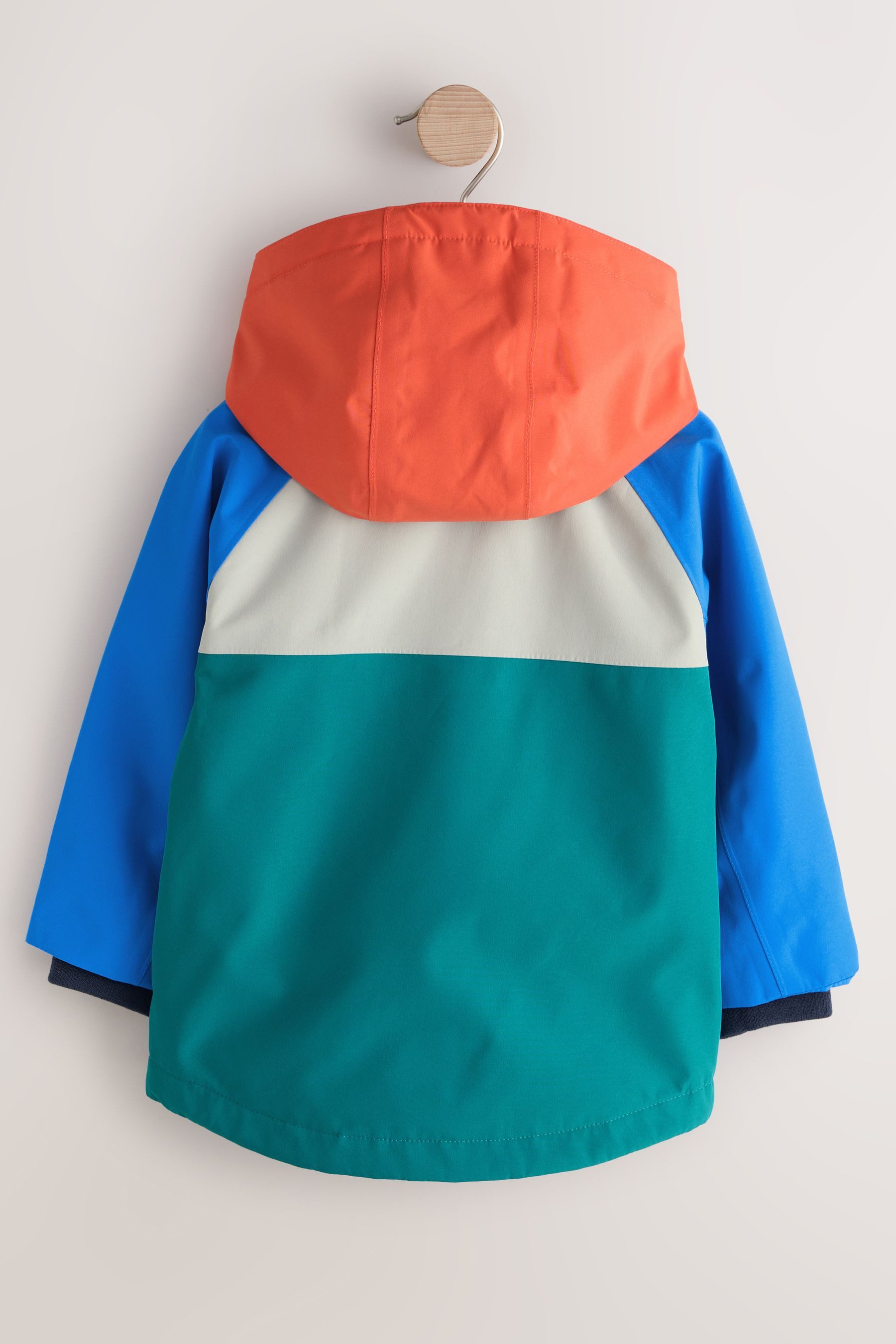 Next Funktionsmantel Wasserabweisender Anorak mit Fleecefutter (1-tlg)