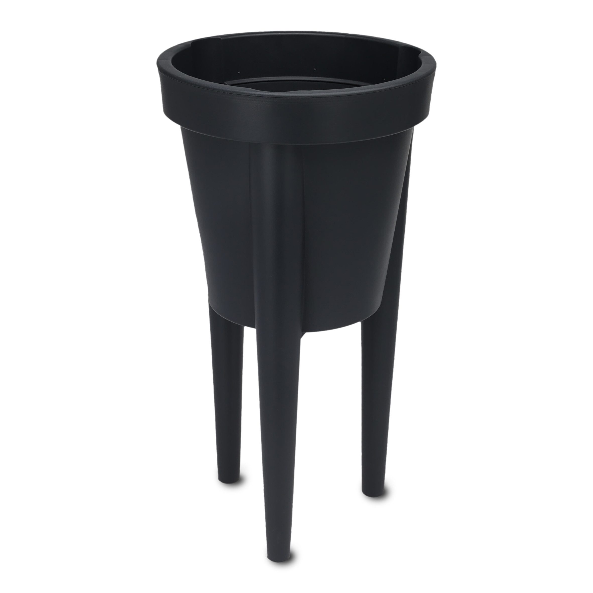 Spetebo Blumentopf Kunststoff Blumentopf rund mit günstig online kaufen