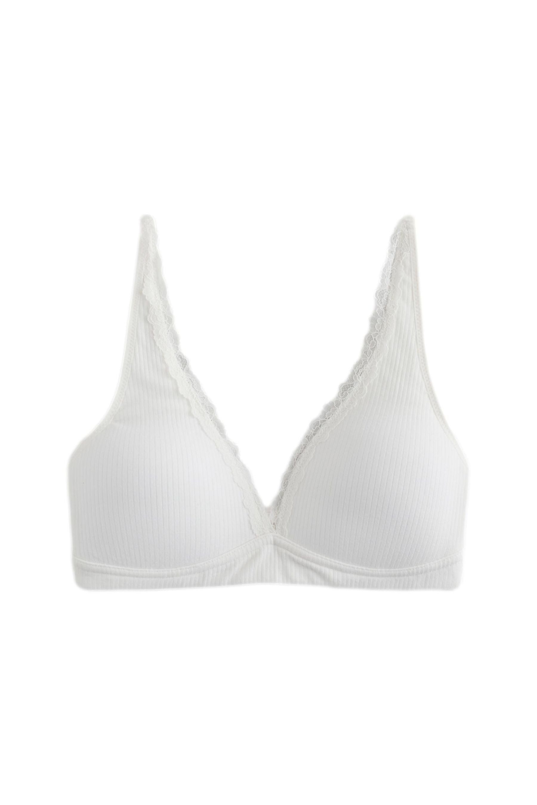 Next Bralette-BH Geripptes, nahtloses Bustier, leichte Wattierung (1-tlg)