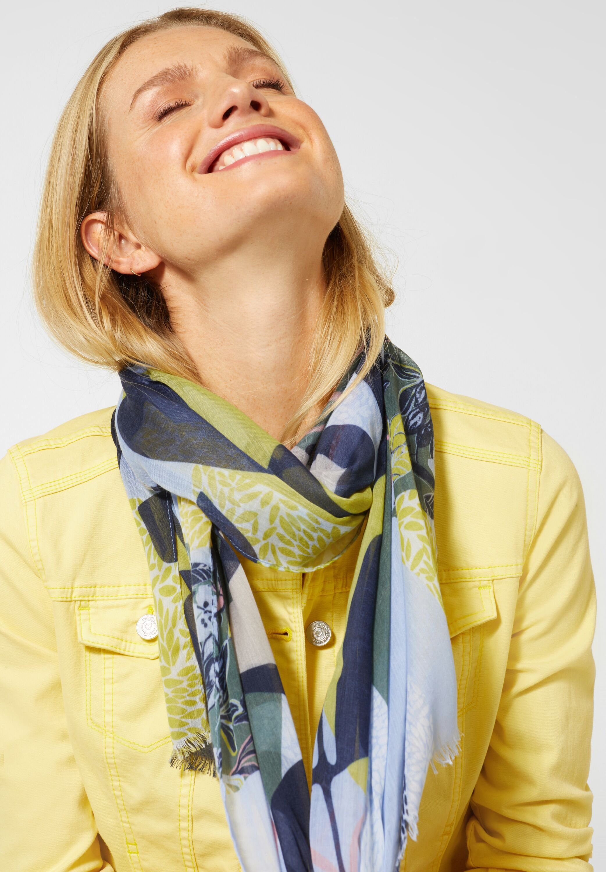 STREET ONE Modetuch mit Patchwork-Muster, Multicolour Look ...