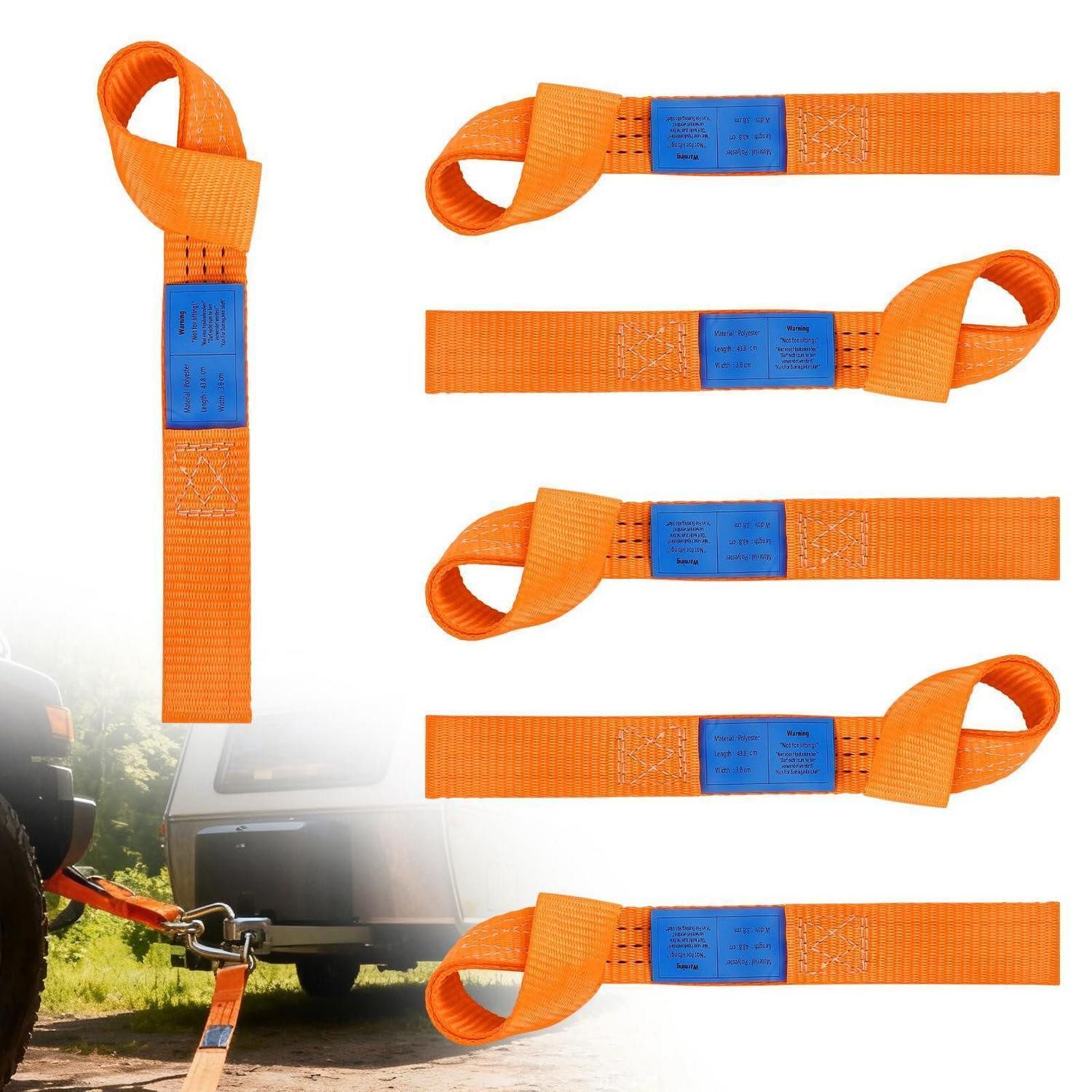 LuxusKollektion Handgepäck-Trolley Zurrschlaufen 6er Set 438x38mm Polyester