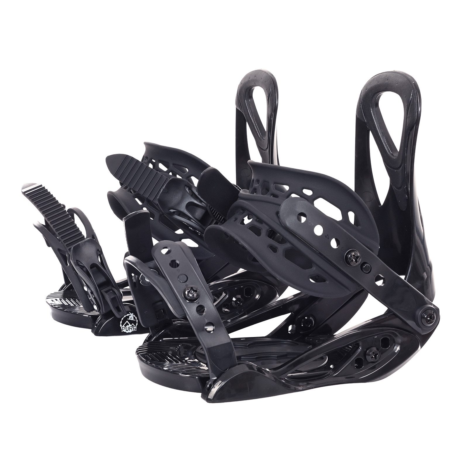 F2 Snowboardbindung F2 Snowboard Soft Bindung Elfgen Eco Pure Sondermodell XS Schwarz