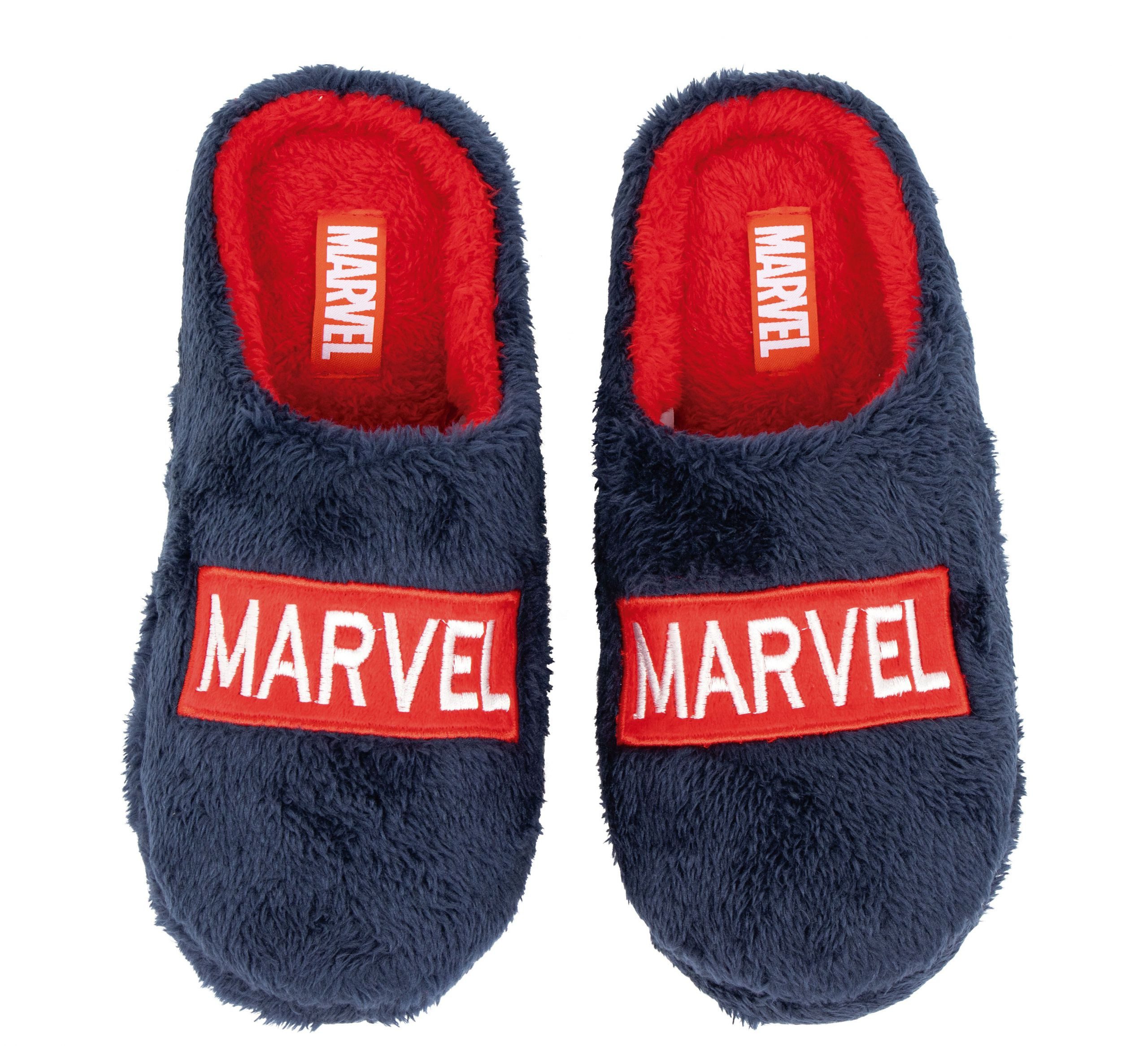 MARVEL Avengers Hausschuh Jungen Slipper Pantoffel Gr. 36-41