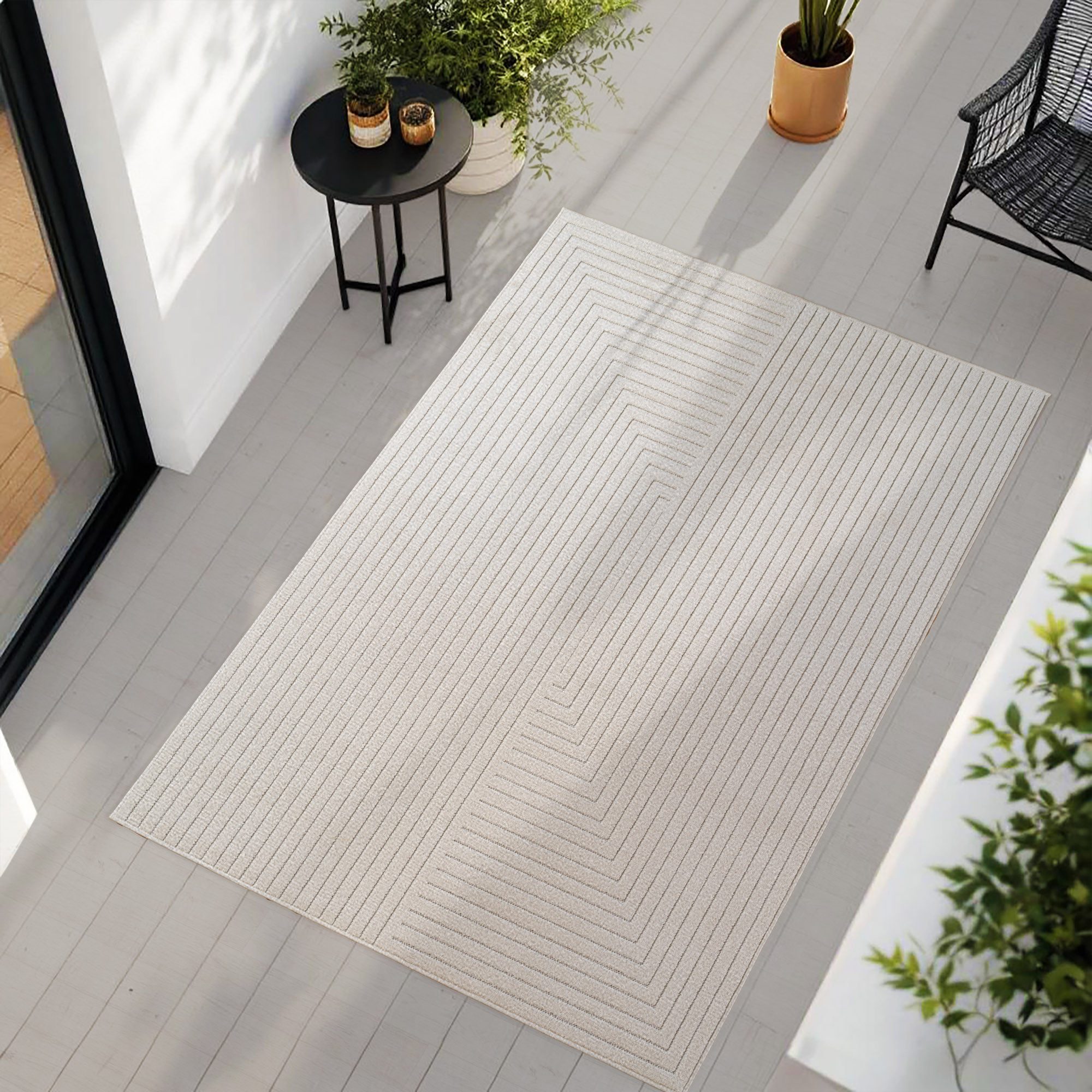 Teppium Teppich Skandinavischer 3D-Teppich, Rechteckig, Höhe: 5 mm, Indoor günstig online kaufen