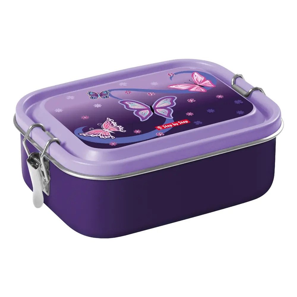 Step by Step Aufbewahrungsbox Edelstahl-Lunchbox ''Sweet Butterfly''