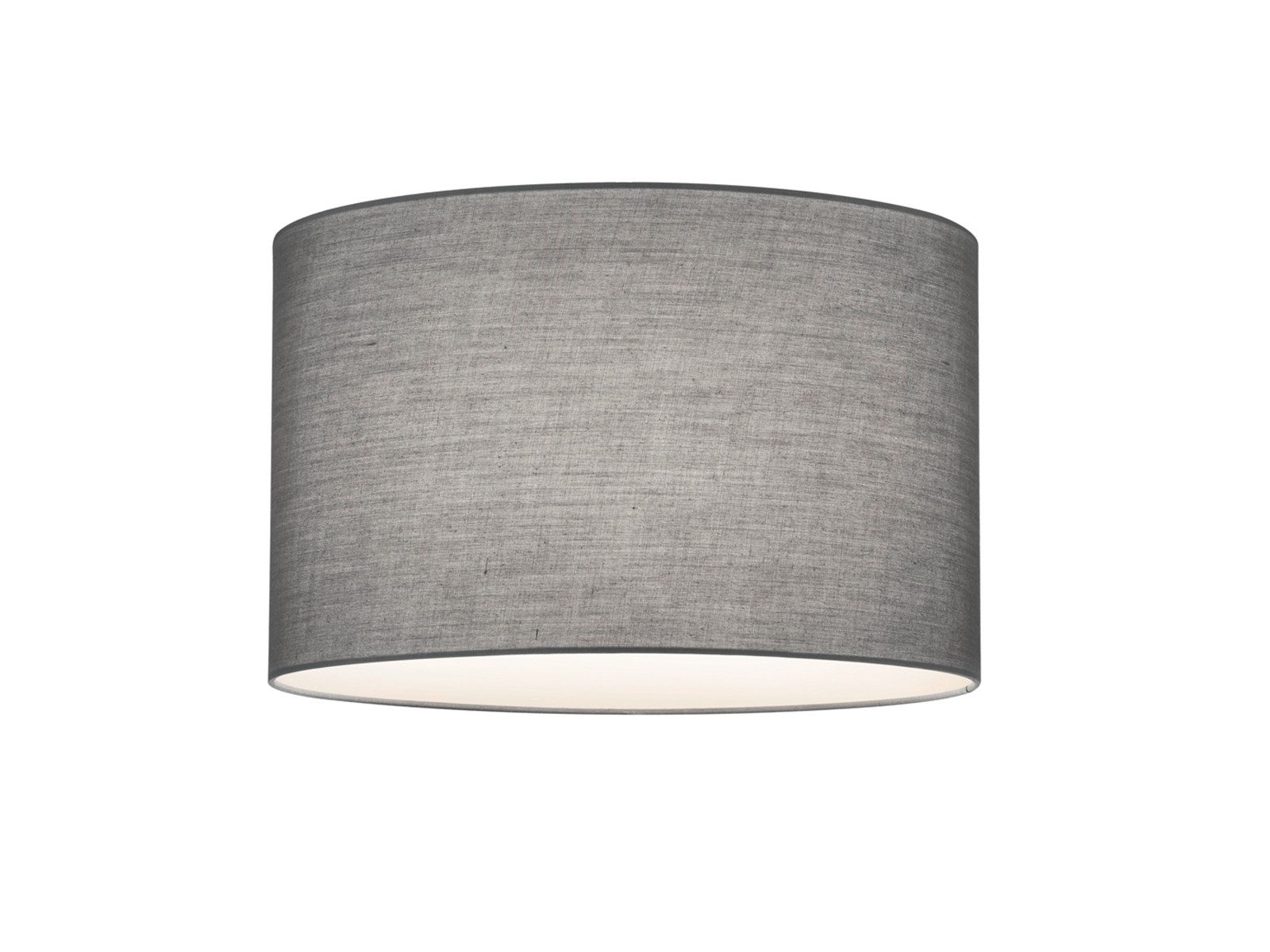 TRIO Leuchten Lampenschirm aus Stoff Ø 40cm für E27 Fassung, großer Stoffschirm rund für Stehlampen, Bogenlampen, Hängelampe