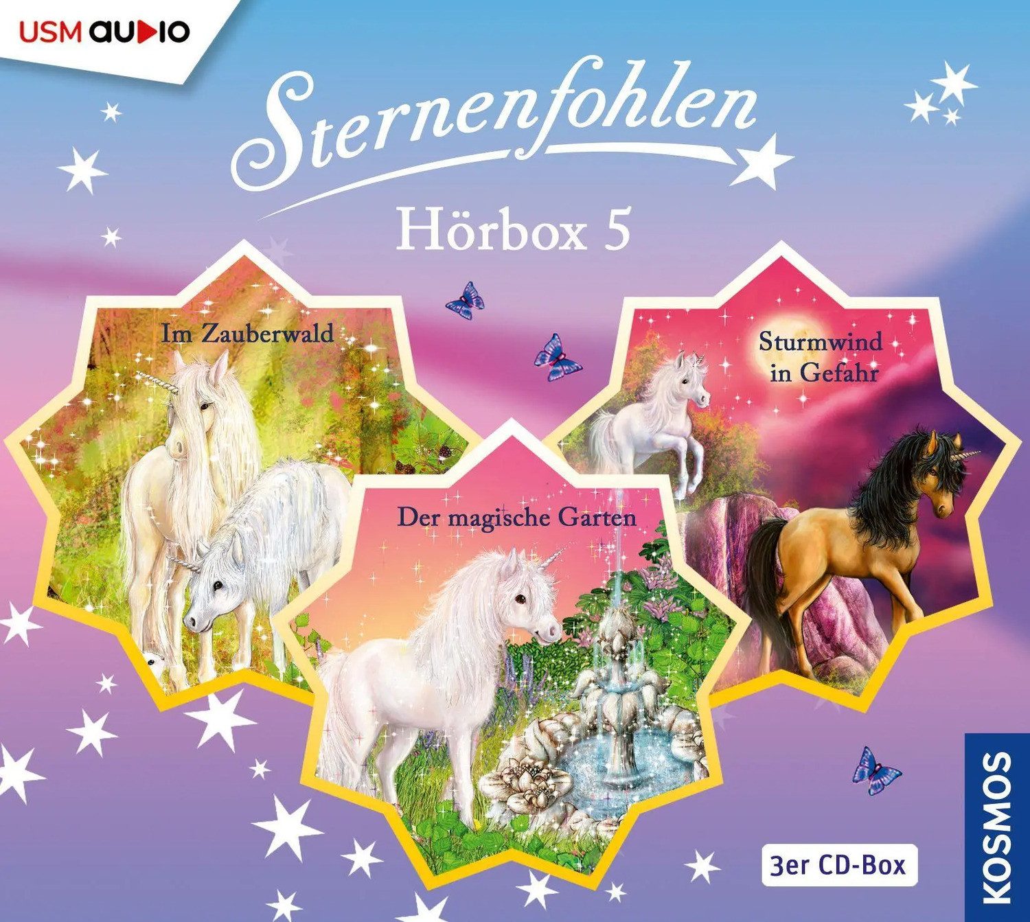 United Soft Media Hörspiel Die große Sternenfohlen Hörbox Folgen 13-15 (3 Audio CDs)