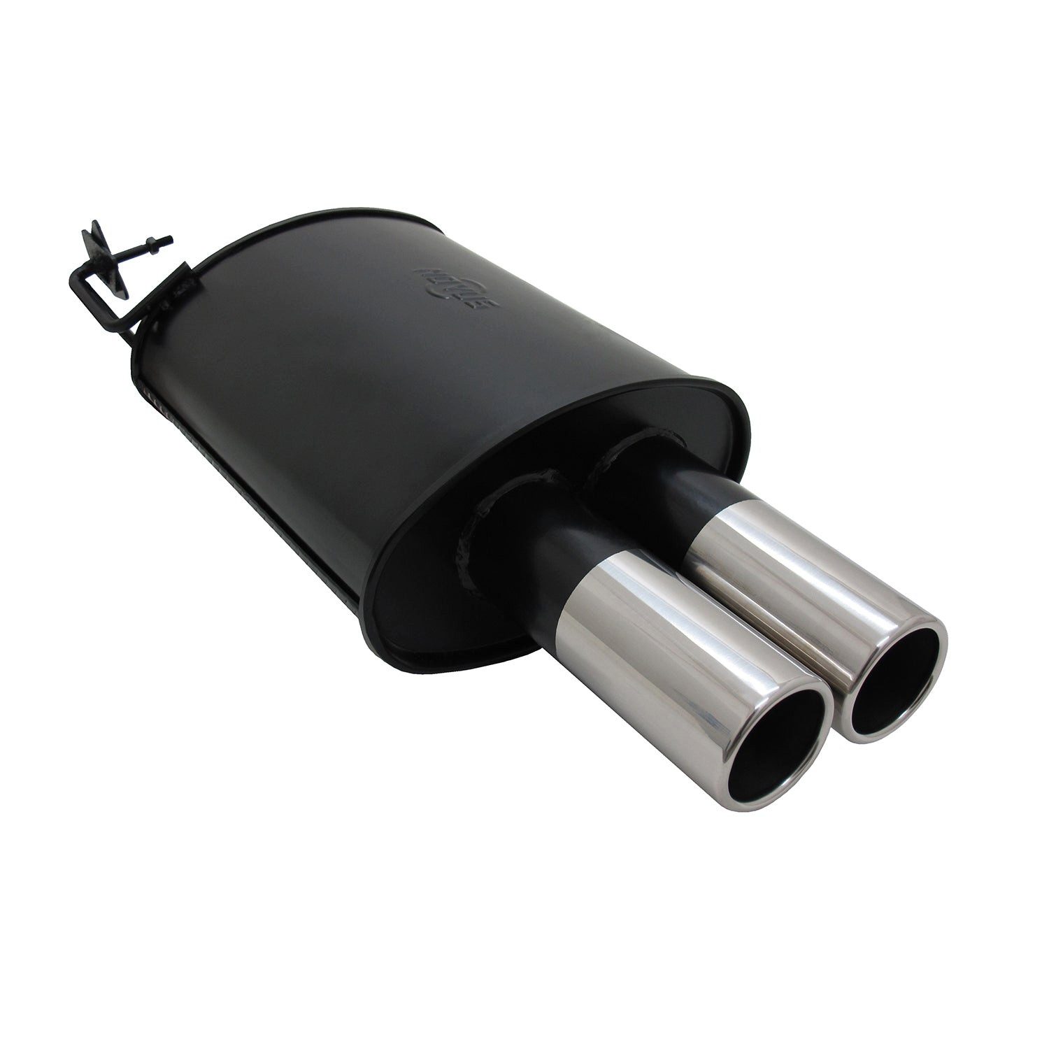 OMAC Auspuff-Flexrohr Novus Sportauspuff für BMW 5er E39 Limo 2x76mm mit ABE, (1-tlg), Leicht austauschbar - Doppelter Ausgang