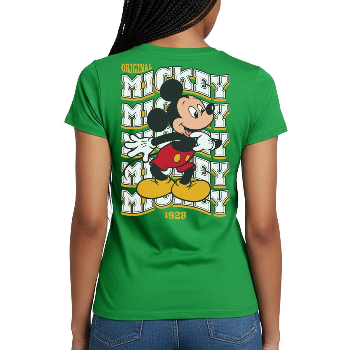 Spreadshirt T-Shirt Mickey & Minnie Mickey Mouse Original 1928 Frauen T-Shirt (1-tlg)