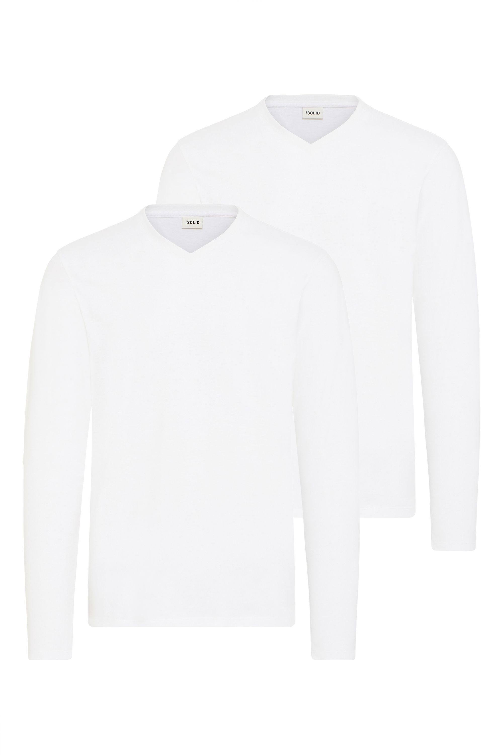 !Solid V-Shirt SDODIFAN Klassischer Langarmpullover günstig online kaufen