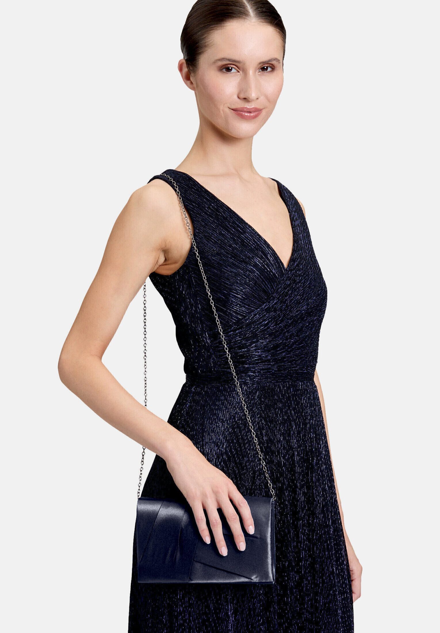 Vera Mont Abendtasche Damen unifarben, Falten