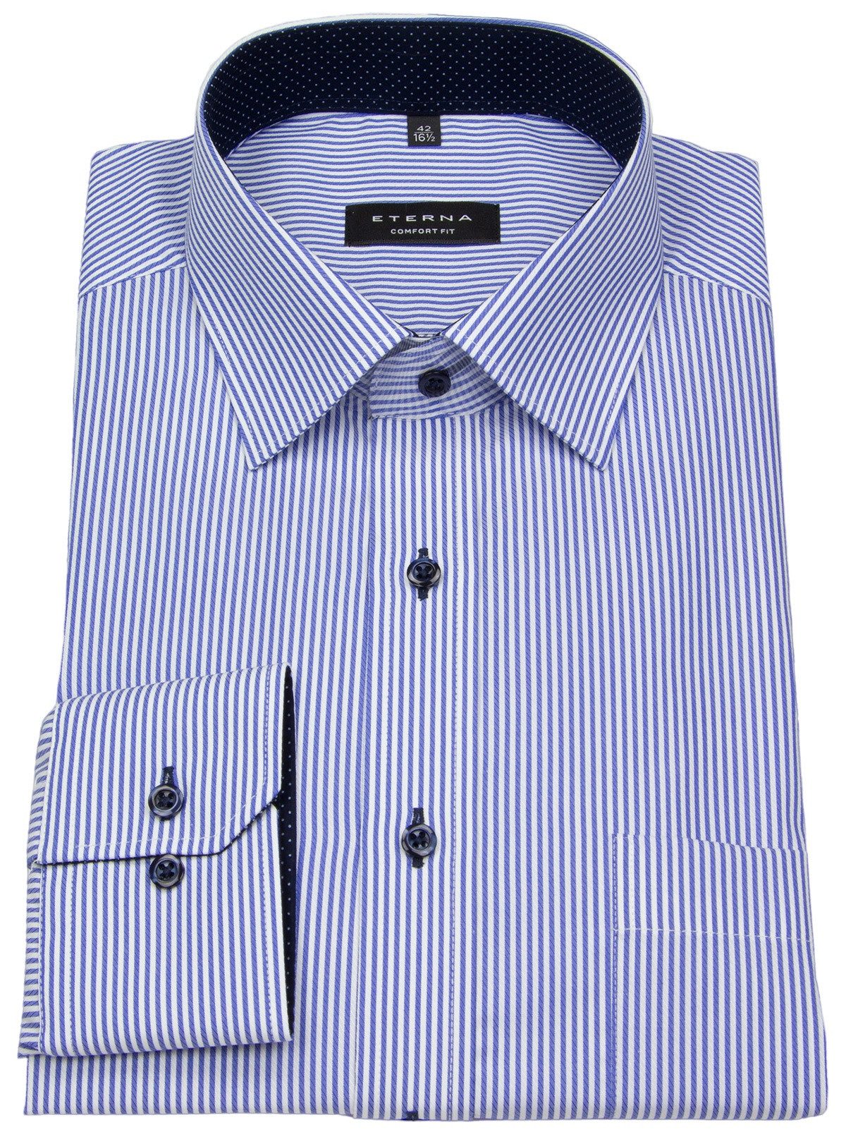 Eterna Langarmhemd "COMFORT FIT", NON IRON (bügelfrei) günstig online kaufen