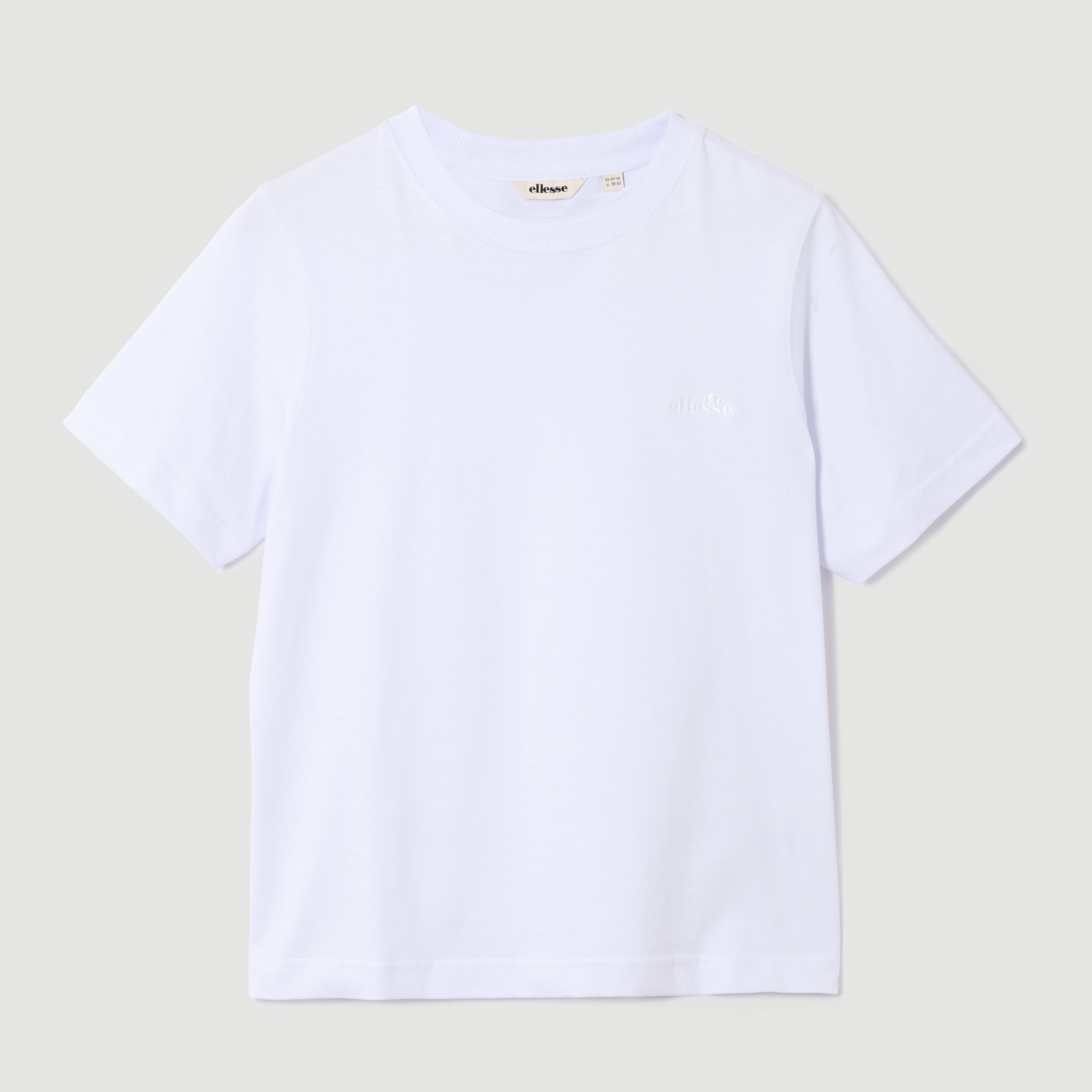 Ellesse T-Shirt mit Rundhalsausschnitt, Kurzarm-Design, aus Baumwolle und Elasthan