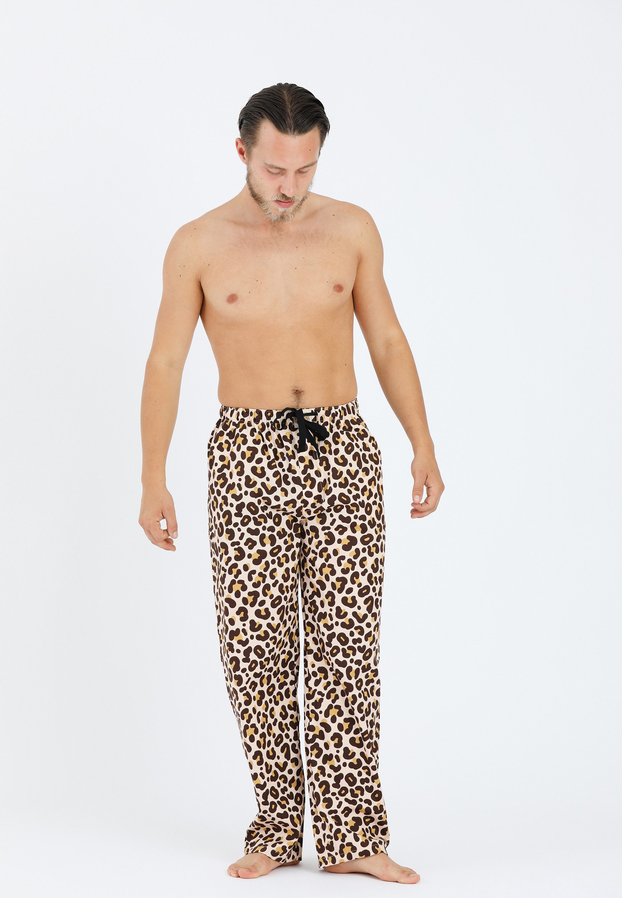 Lousy Livin Stoffhose Pant Leroy mit Leoparden Print