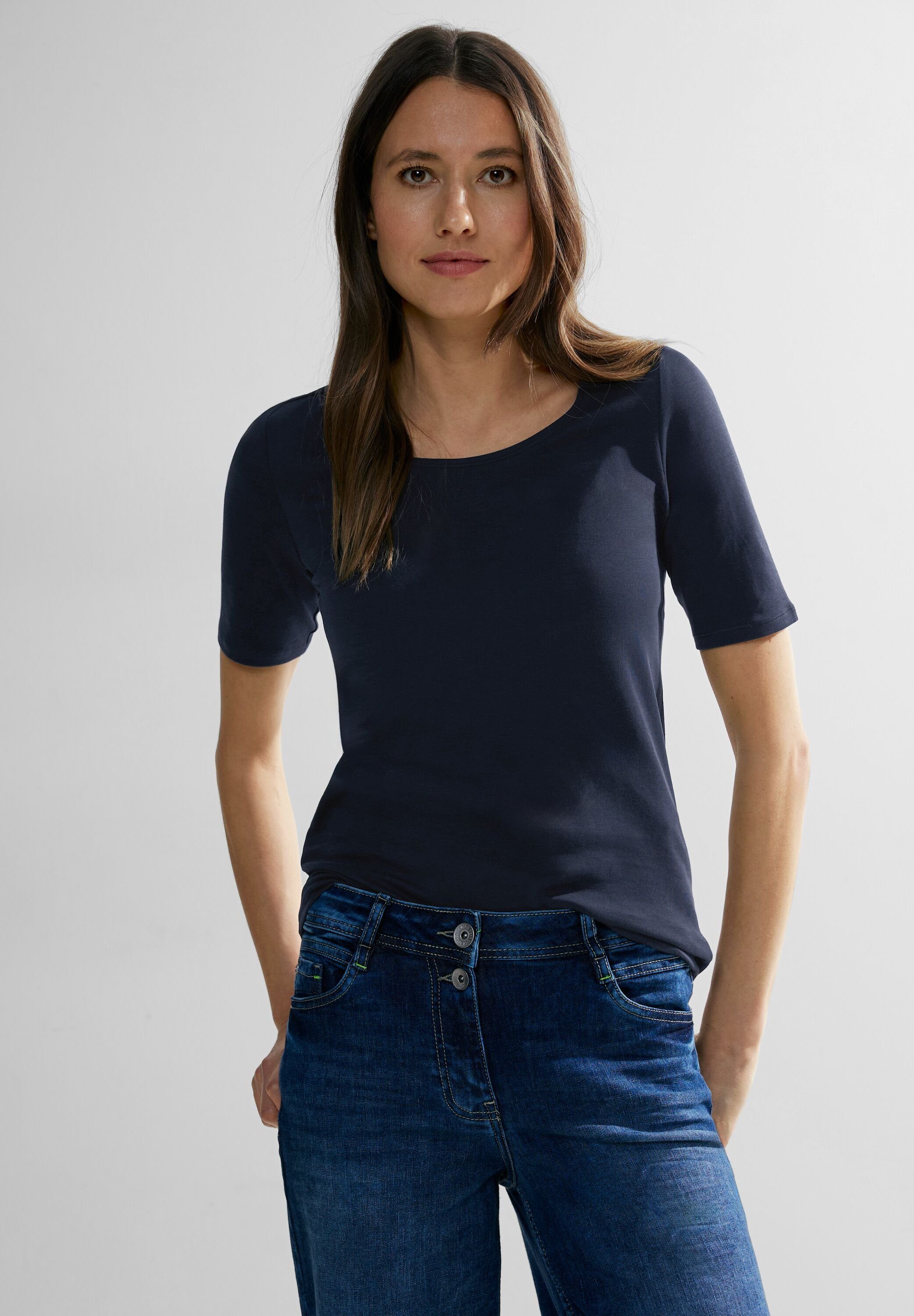 CECIL T-Shirt Style LENA mit klassischem günstig online kaufen