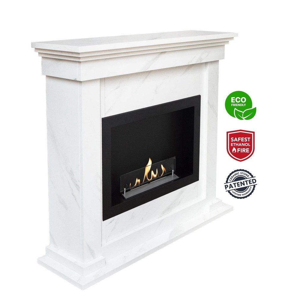 XARALYN Echtfeuer-Dekokamin Ethanol-Kamin - Flex - Holz - 1,5 kW Heizung (2-St) – Bild 2 von 4
