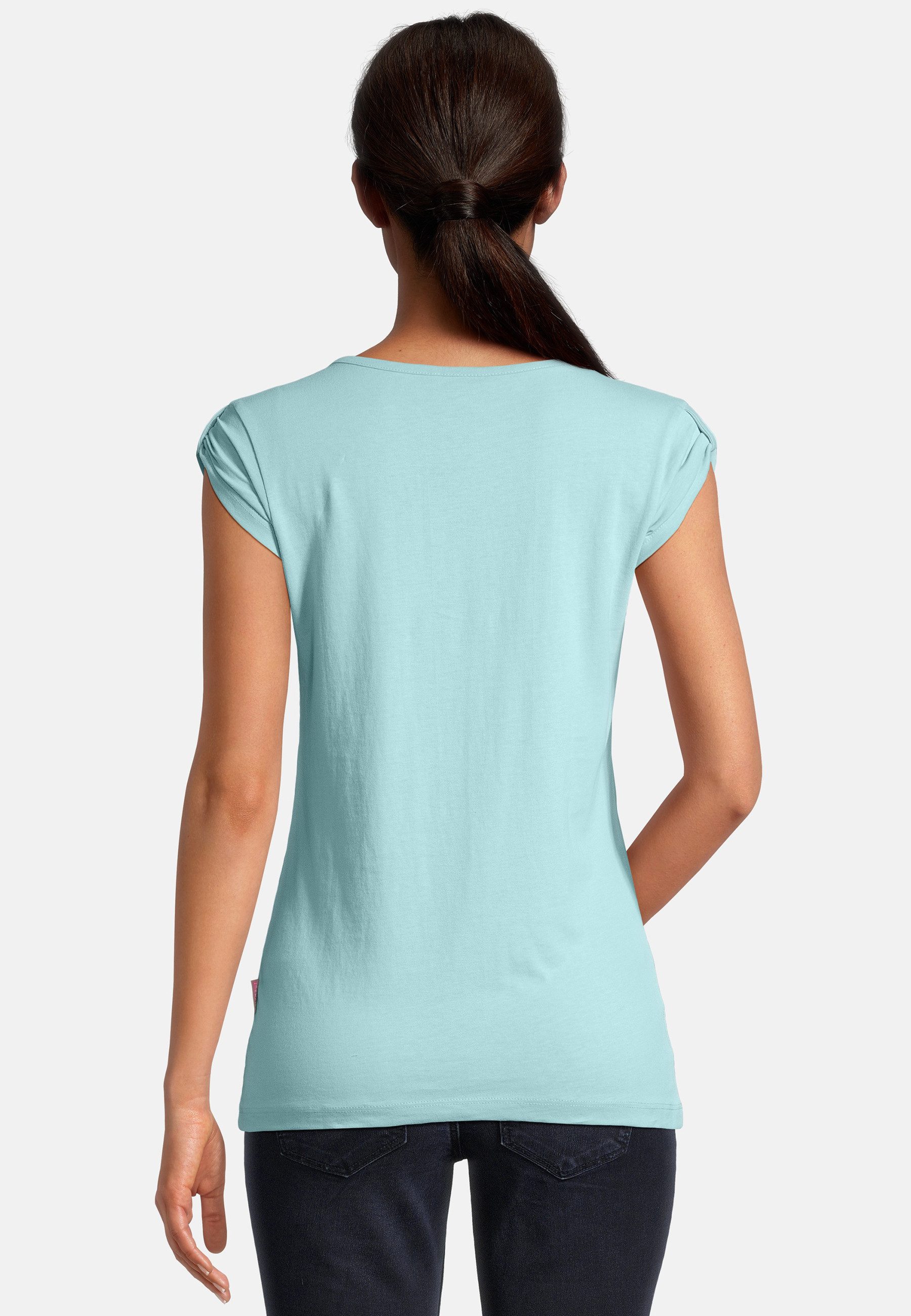 salzhaut T-Shirt BIIKE Damen Tailliert salzhaut T-Shirt – bequeme Qualität und nordisch klares Design für ein