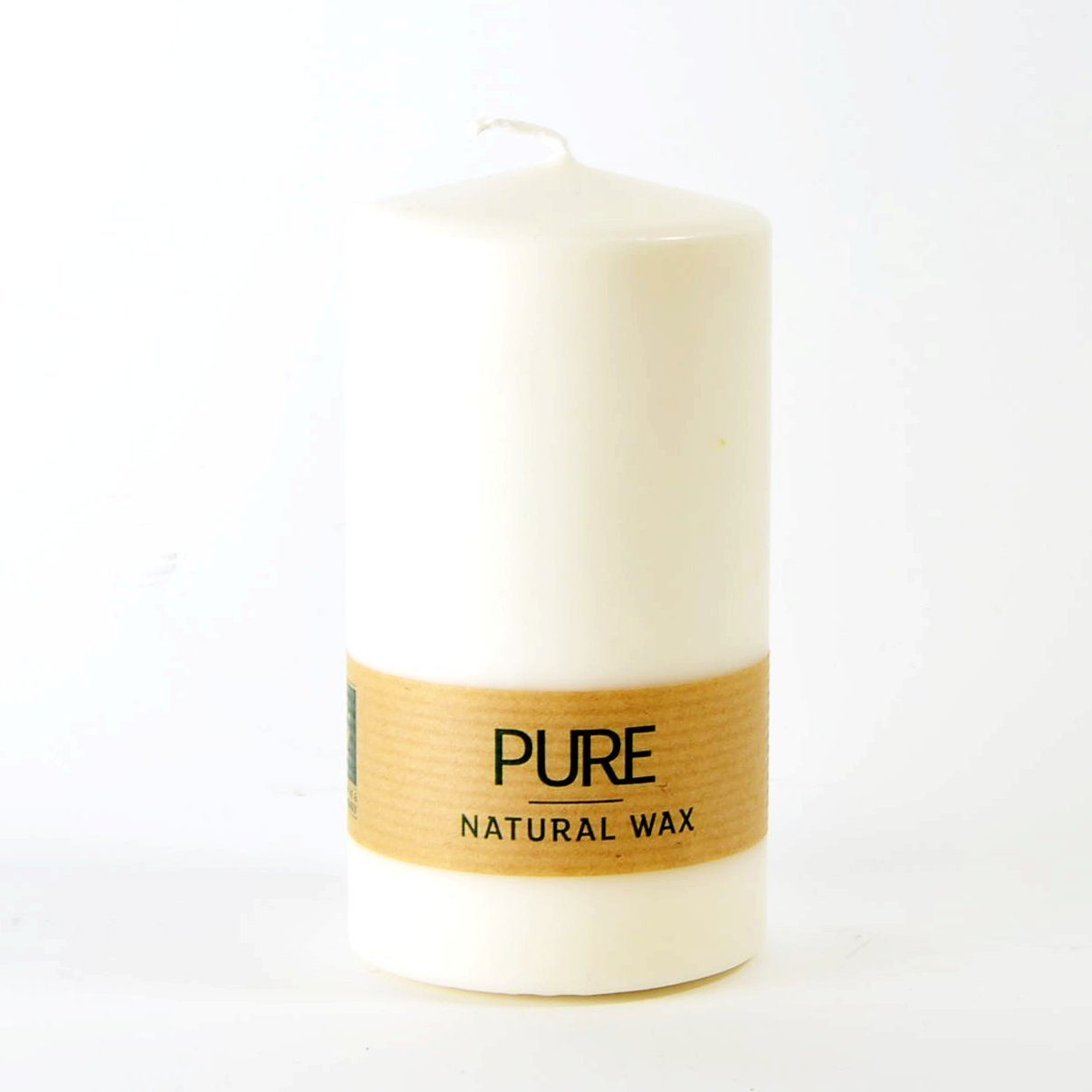Richard Wenzel GmbH & Co. KG Stumpenkerze PURE Safe Candle selbstlöschend Stumpenkerze 130 x Ø 70 mm natural