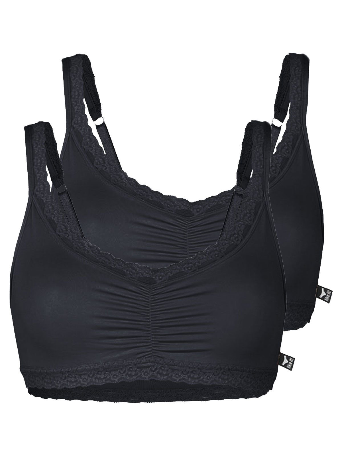 like it! Bustier 2er Pack Soft BH Olivia (Packung, 2-tlg) -