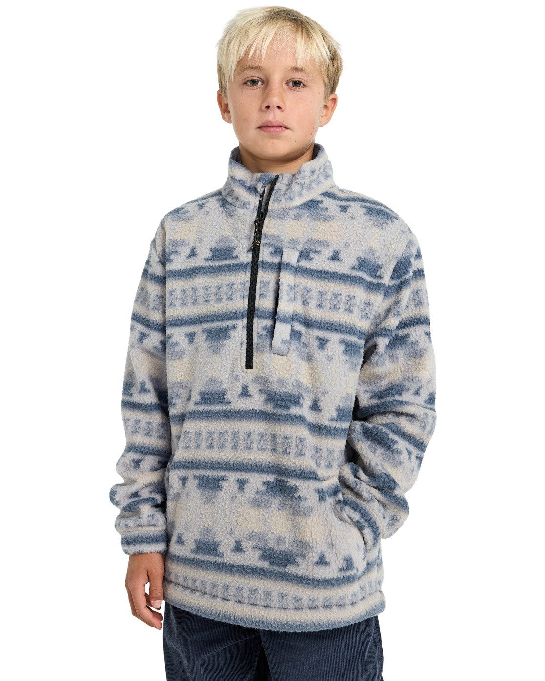 Fleecepullover Mock