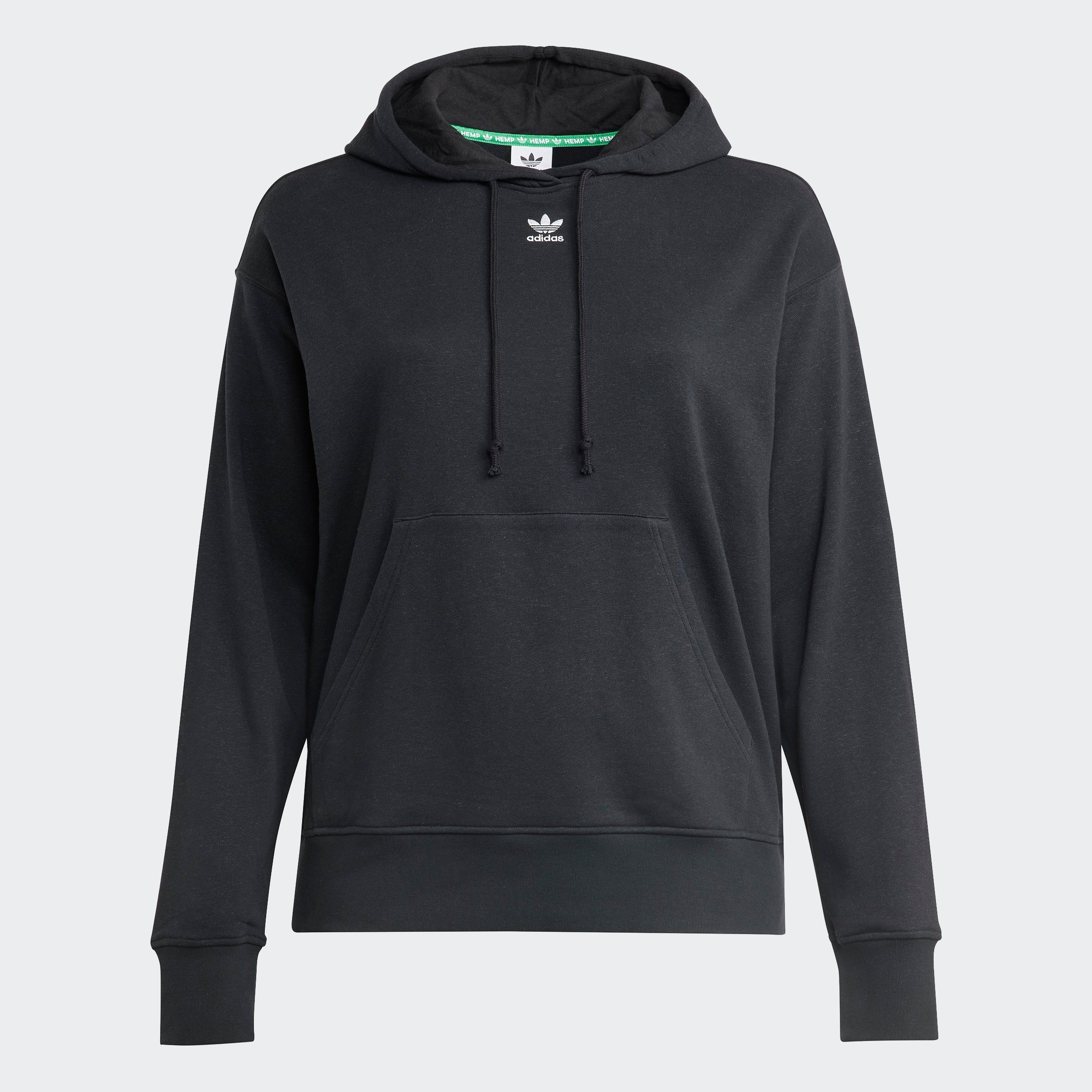 adidas Originals Kapuzensweatshirt ESSENTIALS+ WITH MADE HEMP Black HOODIE