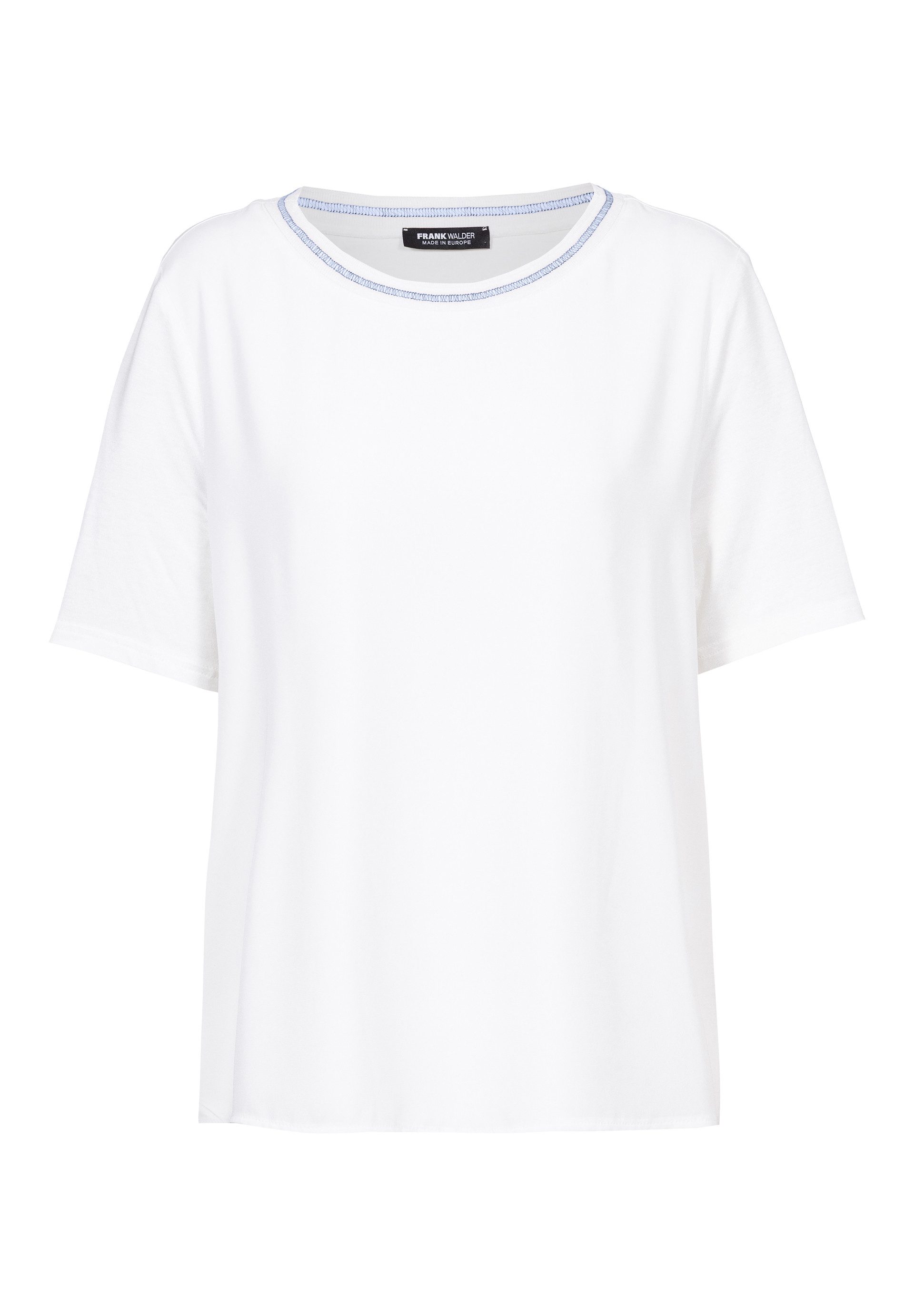 FRANK WALDER Blusenshirt mit kontrastfarbiger Naht
