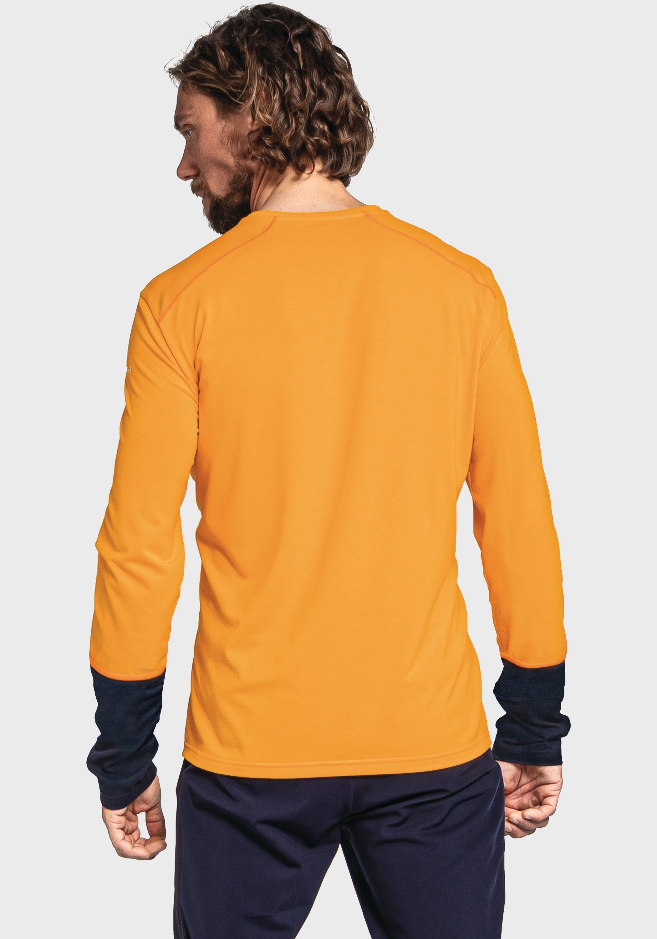 M Longsleeve Schöffel Funktionsshirt orange Sandegg