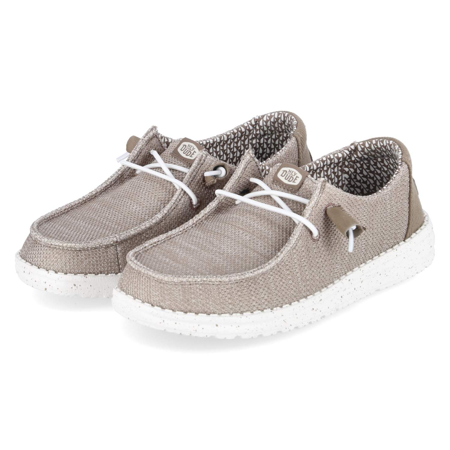 Hey Dude HeyDude HD 41878-267 Damen Textil braun Schnürschuh