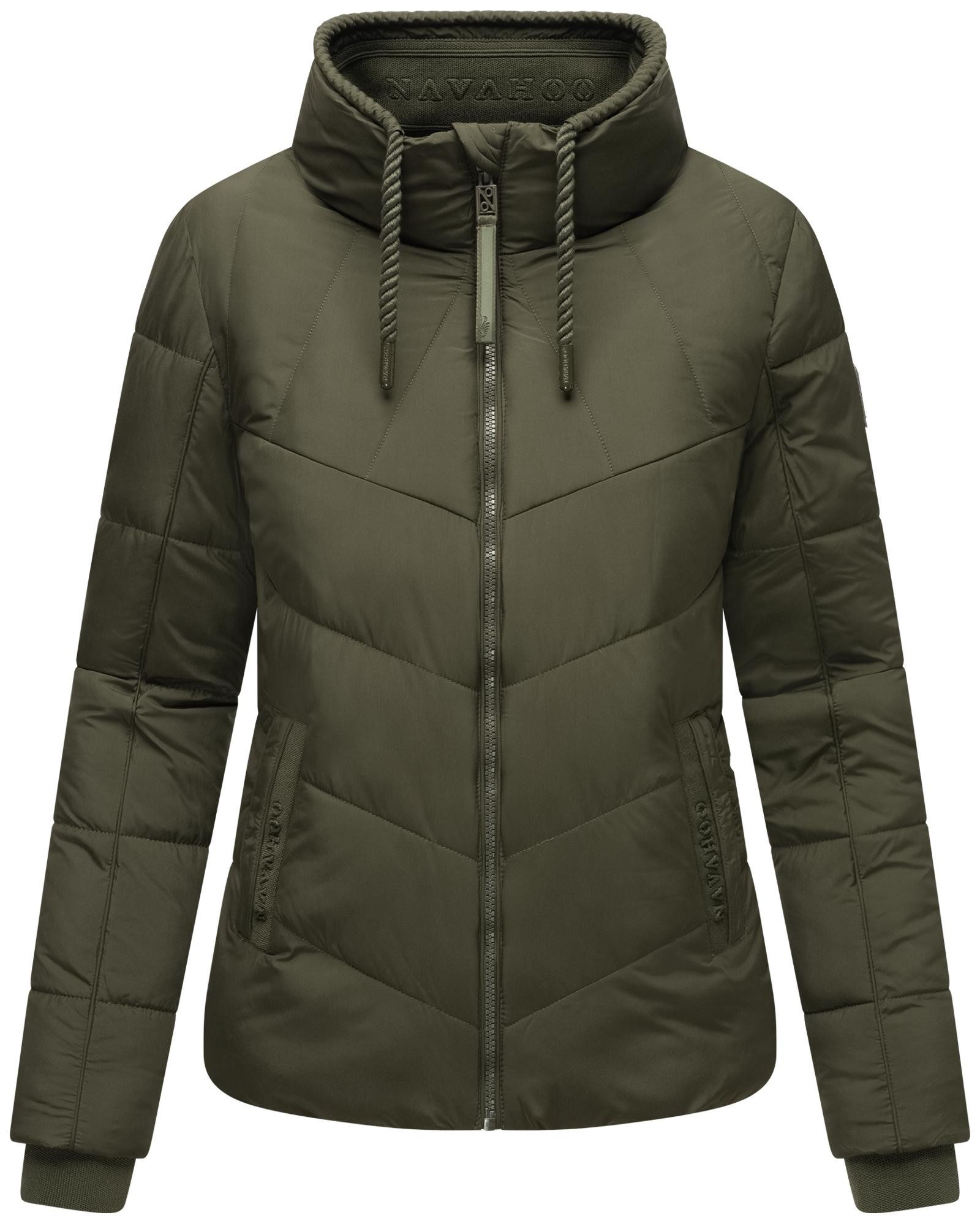 Navahoo Steppjacke Liebesfee 14 gesteppte Damen Übergangsjacke mit wattiertem Stehkragen
